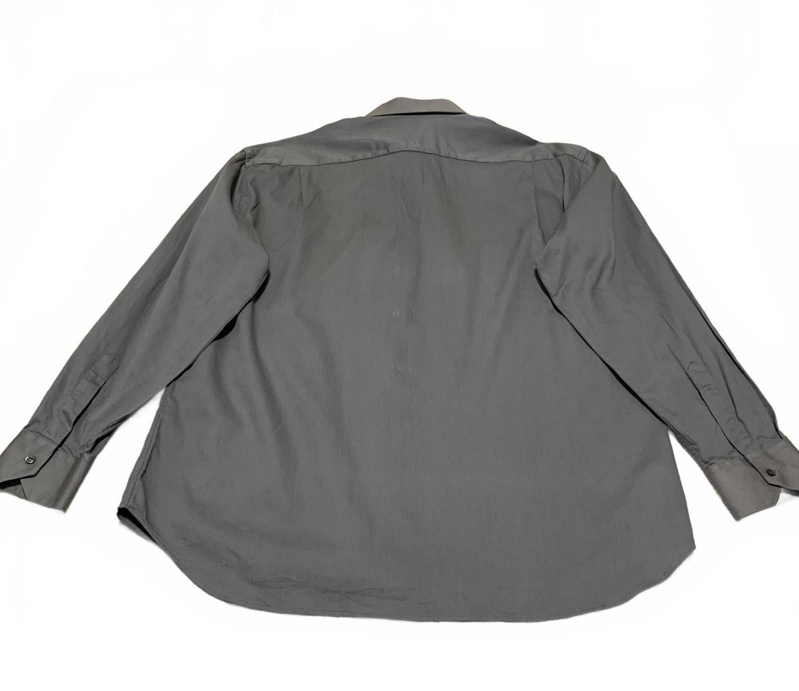 Other Marcello Toscani Men's 17.5 Gray Long Sleeve Dress Shirt Size US M / EU 48-50 / 2 - 2 Thumbnail