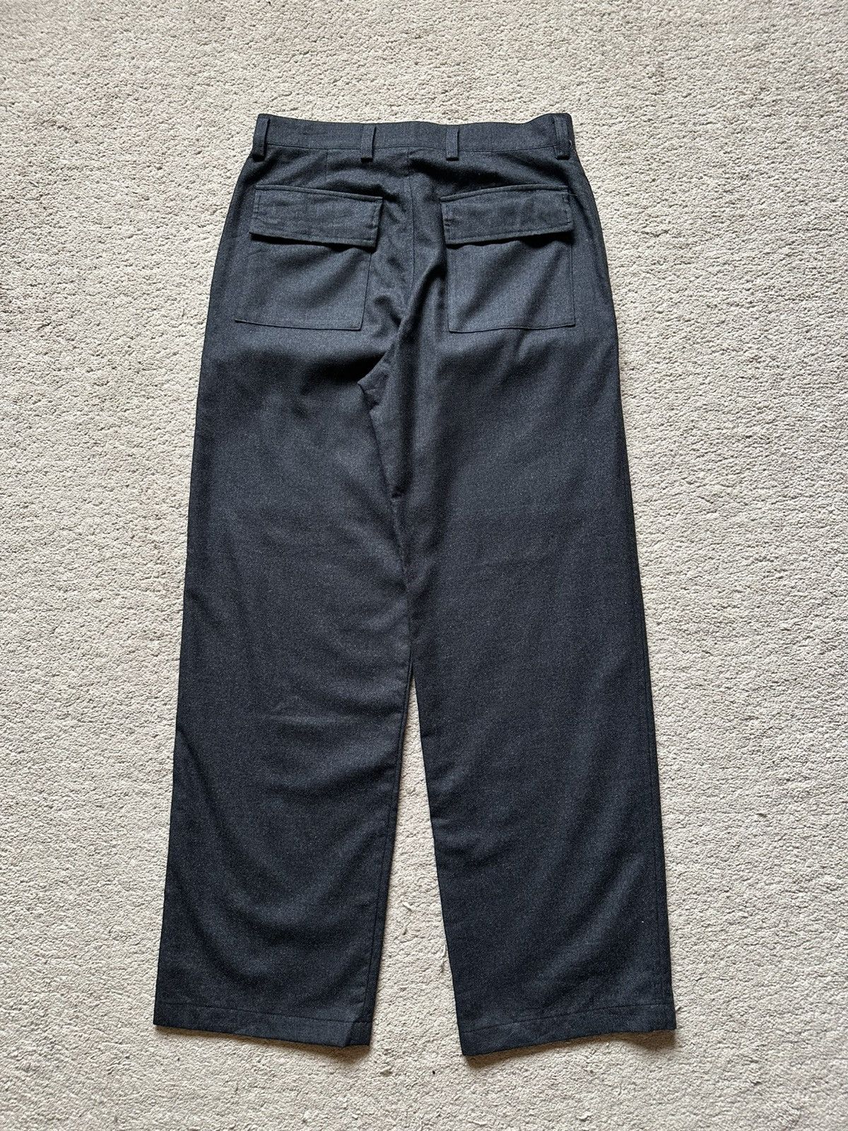 Kenzo 1990s Kenzo Homme Baggy Wool Pant Size US 30 / EU 46 - 6 Thumbnail