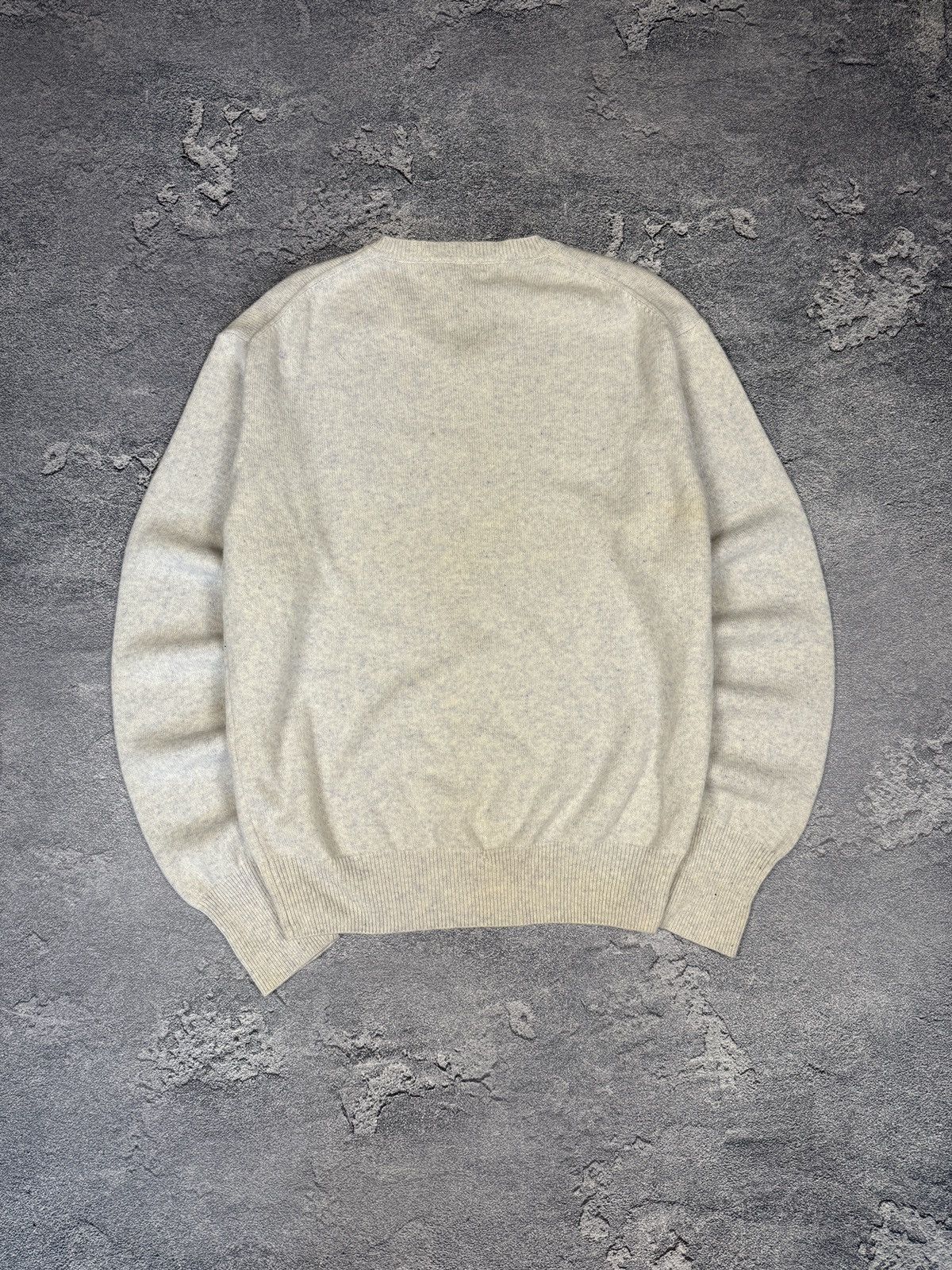 Burberry × Vintage Vintage Burberry London Wool Sweater Brown Baggy Y2K 90s Size US M / EU 48-50 / 2 - 2 Thumbnail
