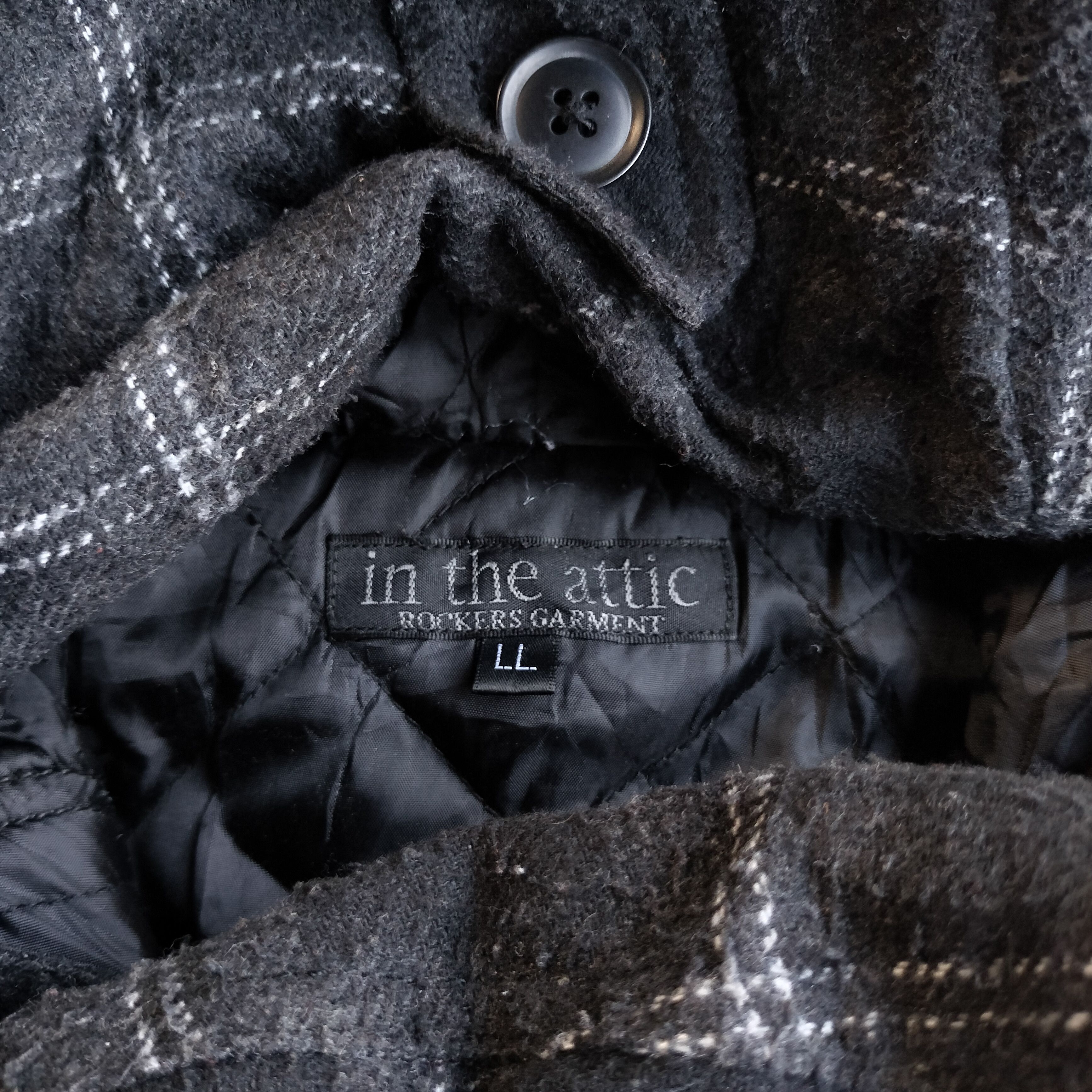 In The Attic In The Attic Rockers Garment plaid hooded jacket Size US L / EU 52-54 / 3 - 8 Thumbnail