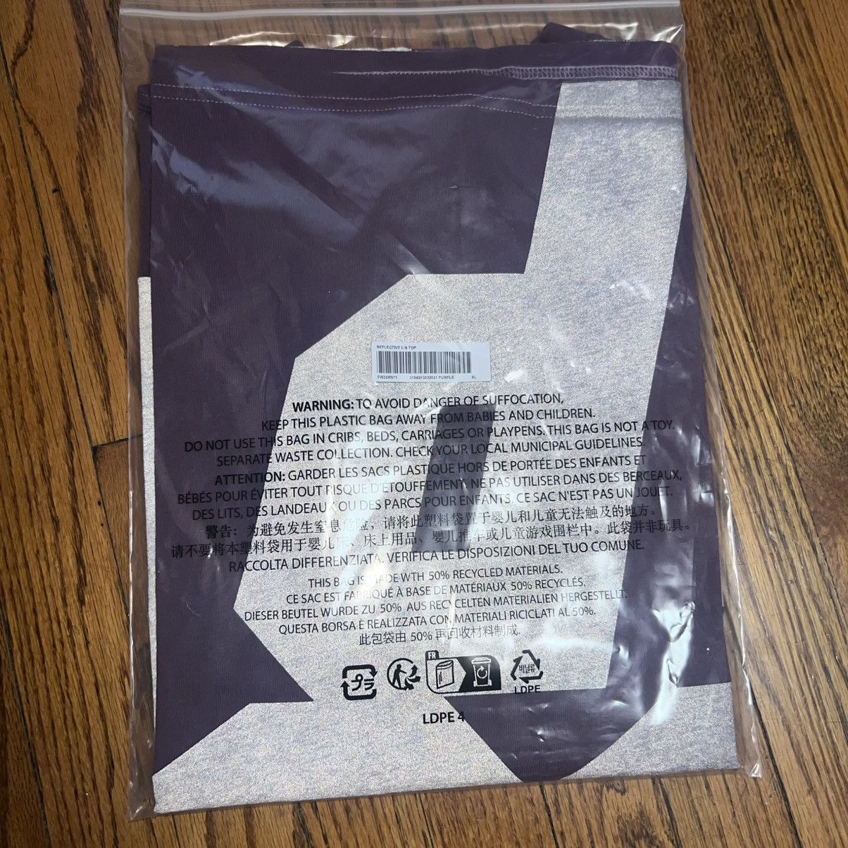 Supreme Supreme Reflective L/S Tee Top Purple Size: Extra Large Size US XL / EU 56 / 4 - 5 Thumbnail