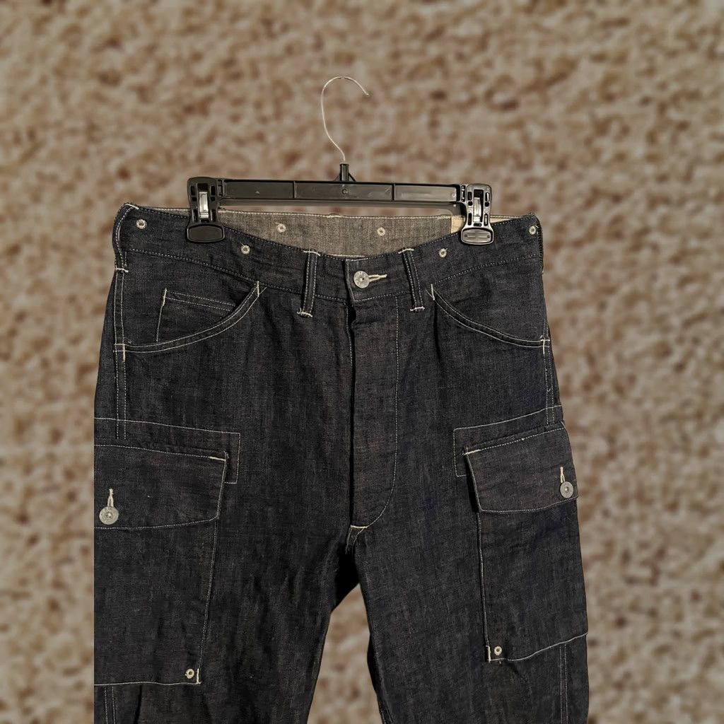 Denime RRL Ralph Lauren Denim Jeans WW2 Style Sanforized Cargo Button Fly Men's 31 Size US 31 - 1 Thumbnail