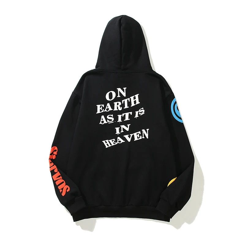Other Retro Letter Foam Graffiti Fleece Hoodies/Sweatshirt Size US L / EU 52-54 / 3 - 2 Thumbnail