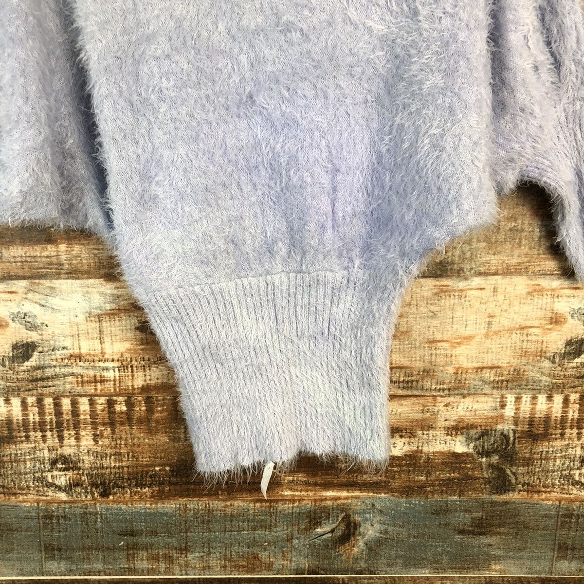 Homespun Knitwear DL Japanese Brand Blue Cloaks Knitwear #C229 Size S / US 4 / IT 40 - 6 Thumbnail