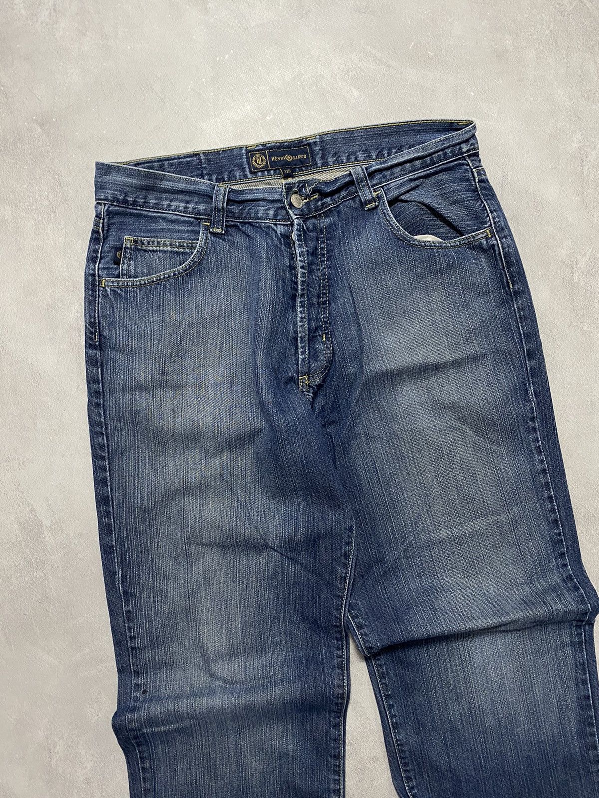 Henri Lloyd × Vintage Vintage 90s Pants Jeans Henri Lloyd Knit Back Logo Size US 32 / EU 48 - 3 Thumbnail