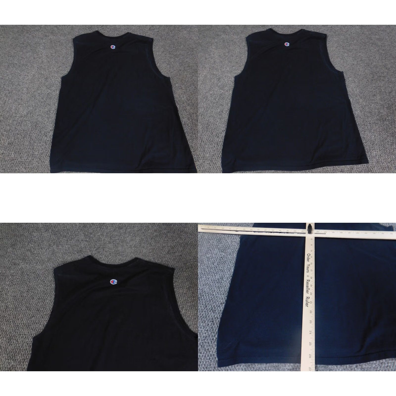 Champion Champion Shirt Mens Large Blue Logo Tank Size US L / EU 52-54 / 3 - 9 Thumbnail