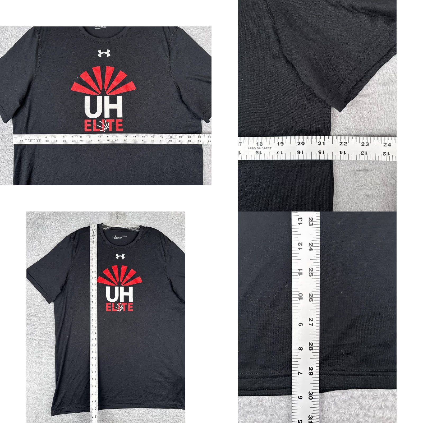 Under Armour Under Armour Shirt Mens Medium Black UH Elite Graphic Tee Size US M / EU 48-50 / 2 - 8 Thumbnail