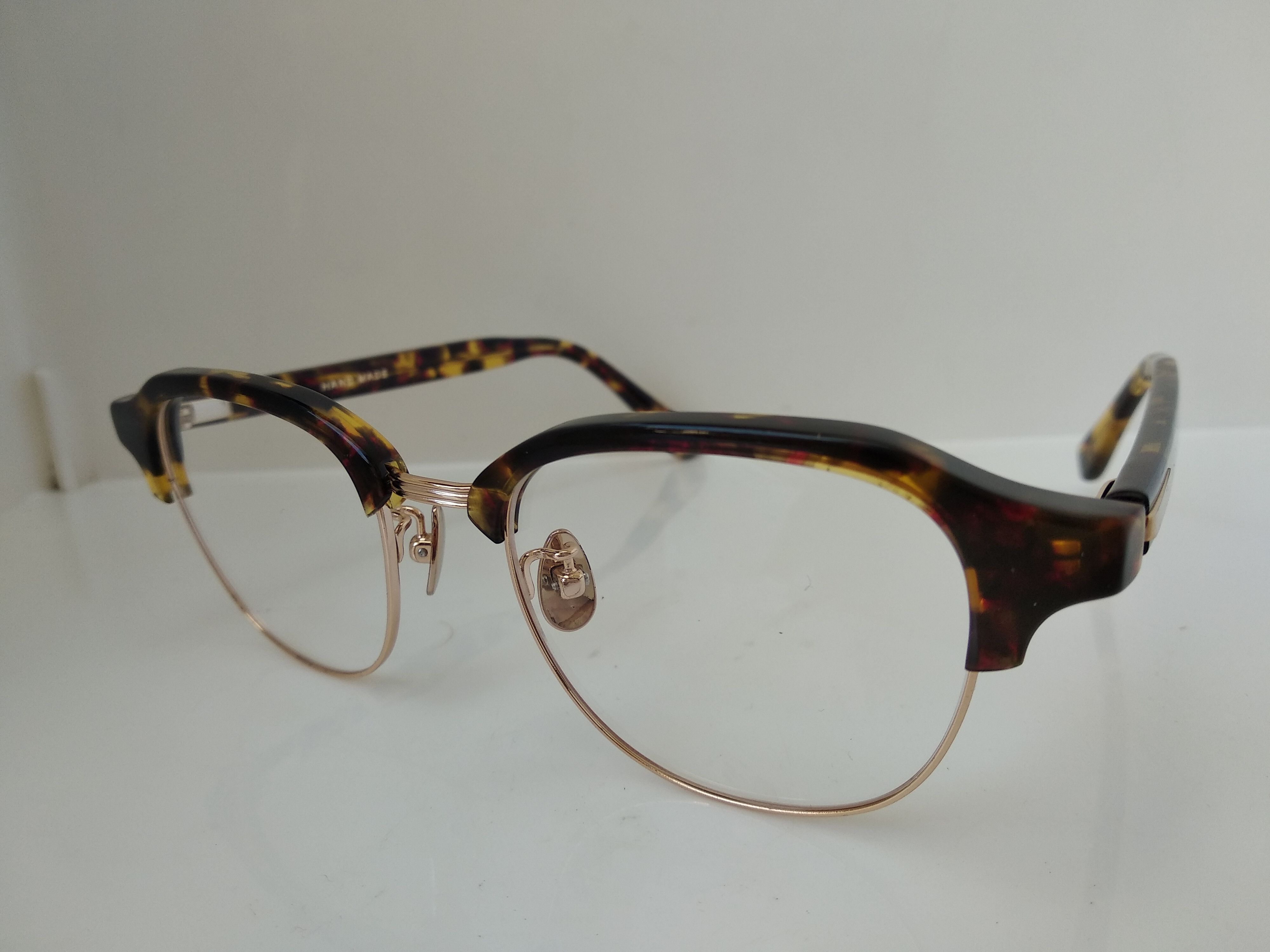 Other Mod Malcolm X Tortoise Gold Eyeglasses Frame Size ONE SIZE - 3 Thumbnail