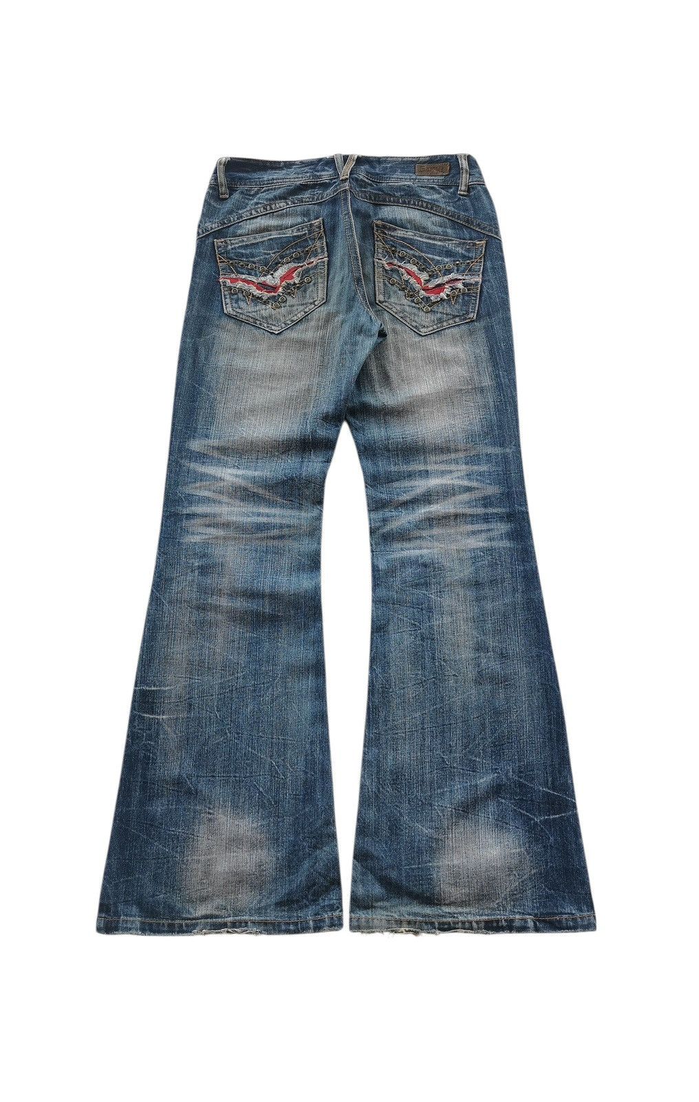 Le Grande Bleu (L.G.B.) Fiappar Distressed Flare Jeans 🔹LGB Inspire Size US 30 / EU 46 - 4 Thumbnail