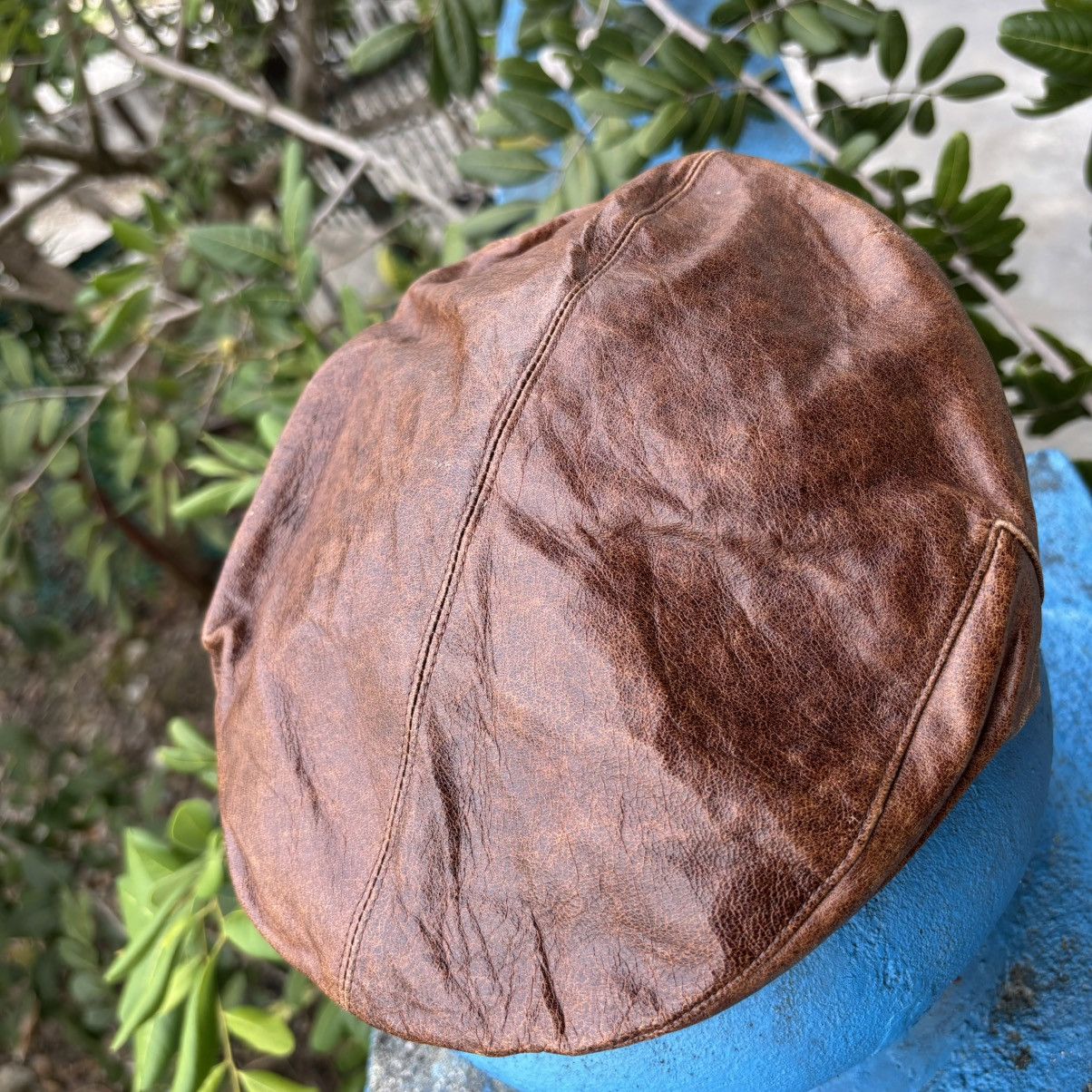 Dior Christian Dior Boutique Paris Leather flat cap Size ONE SIZE - 10 Thumbnail