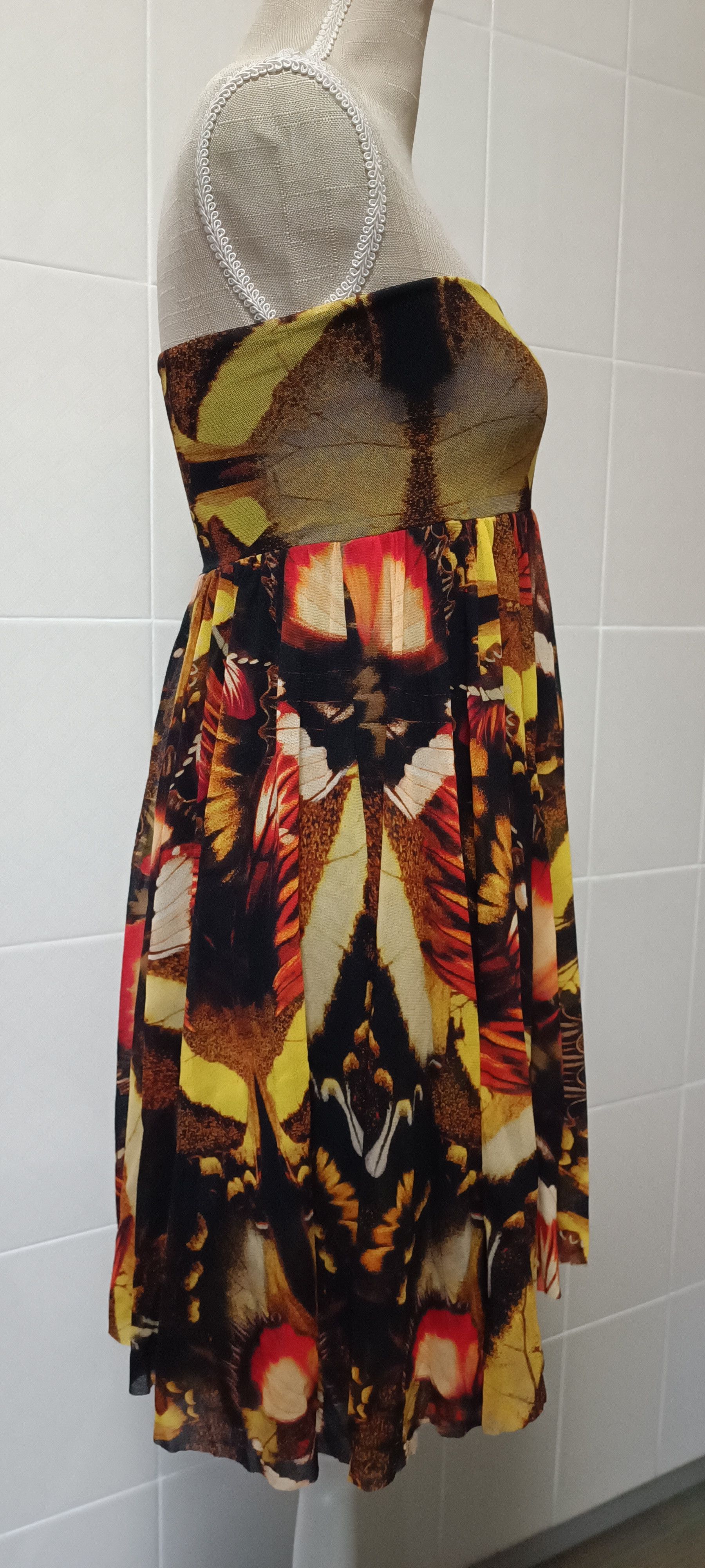 Jean Paul Gaultier 2000's - Butterflies MIDI dress Size S / US 4 / IT 40 - 6 Thumbnail