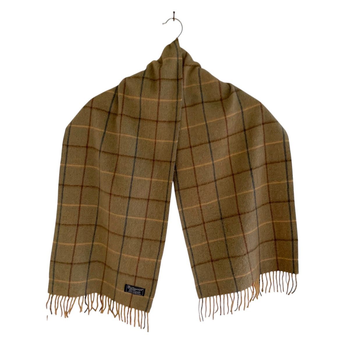 Burberry Vintage Burberrys Nova Check Cashmere Scarf Size ONE SIZE - 1 Thumbnail