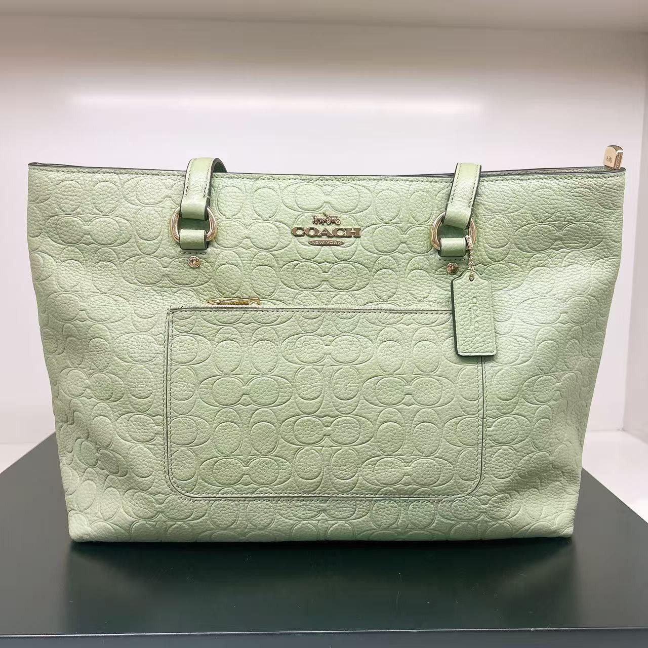Coach Station Tote Bag In Signature Leather CEW04 Size ONE SIZE - 5 Thumbnail