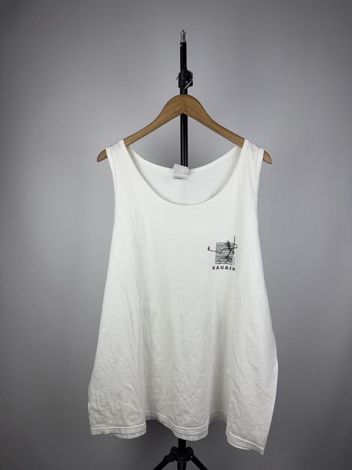 Vintage Vintage 00s Retro Surf KAUAI Art Aborigine Aztec Tank top Size US XXL / EU 58 / 5 - 2 Thumbnail