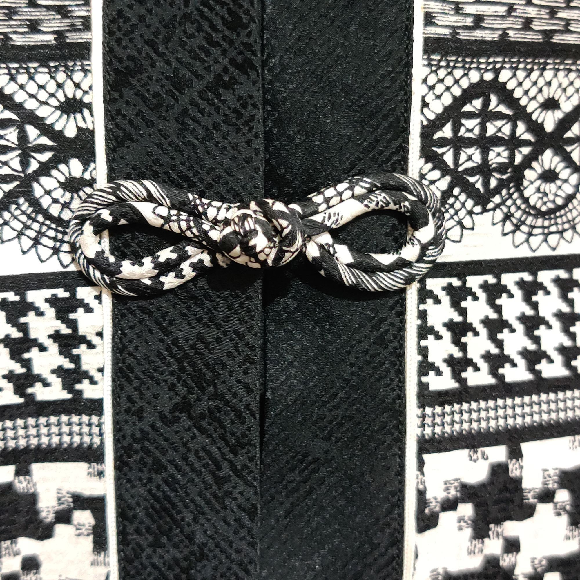 Adrianna Papell Adrianna Papell Womens Jacket Silk Geometric Chinese Knot Bl Size M / US 6-8 / IT 42-44 - 6 Thumbnail