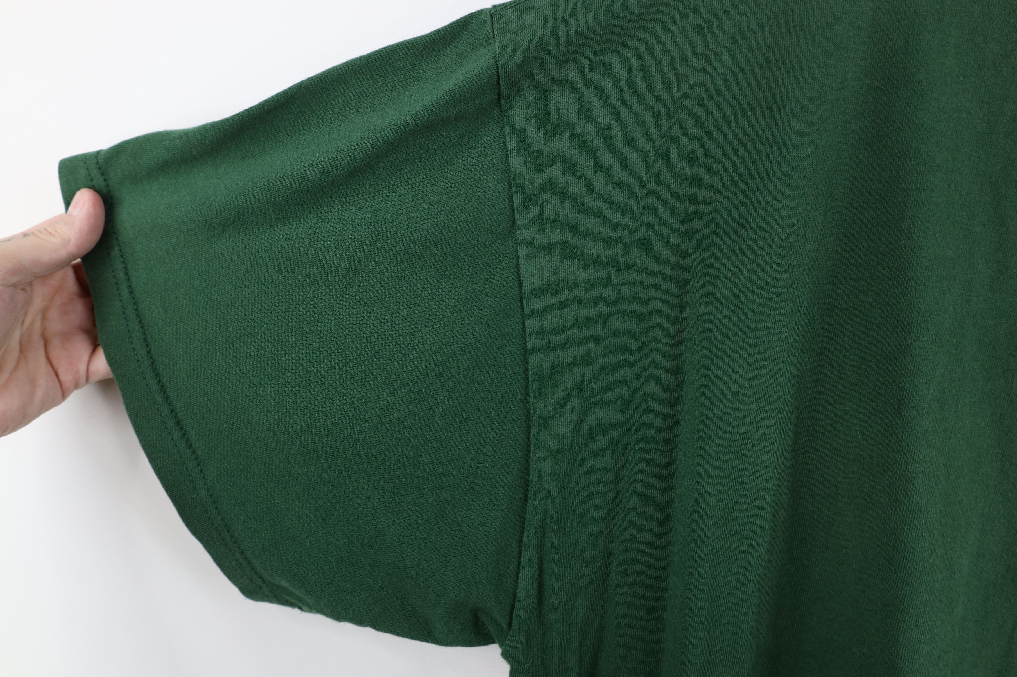 Vintage Vintage 90s Streetwear Cotton Short Sleeve T-Shirt Green Size US XXL / EU 58 / 5 - 6 Thumbnail