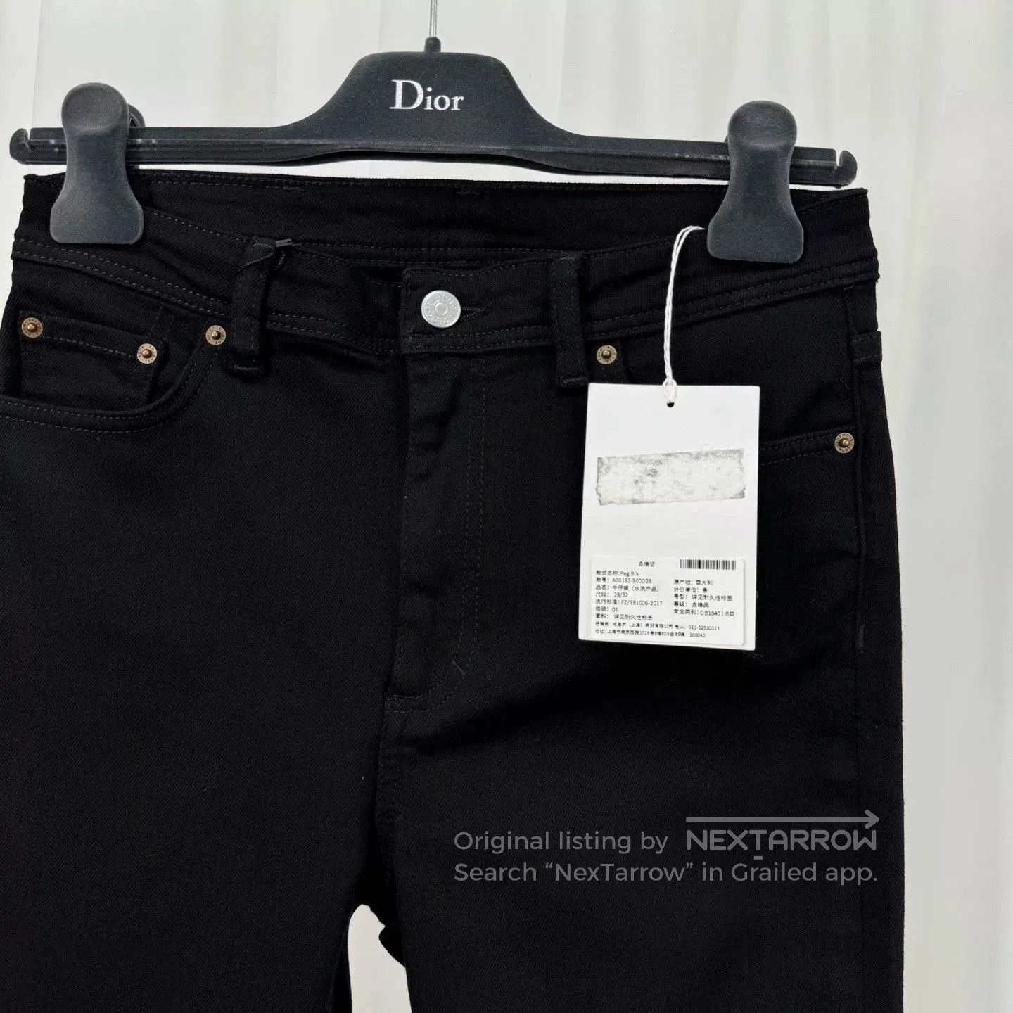 Acne Studios black jeans from Acne Studios in size W28. Size US 28 / EU 44 - 4 Thumbnail