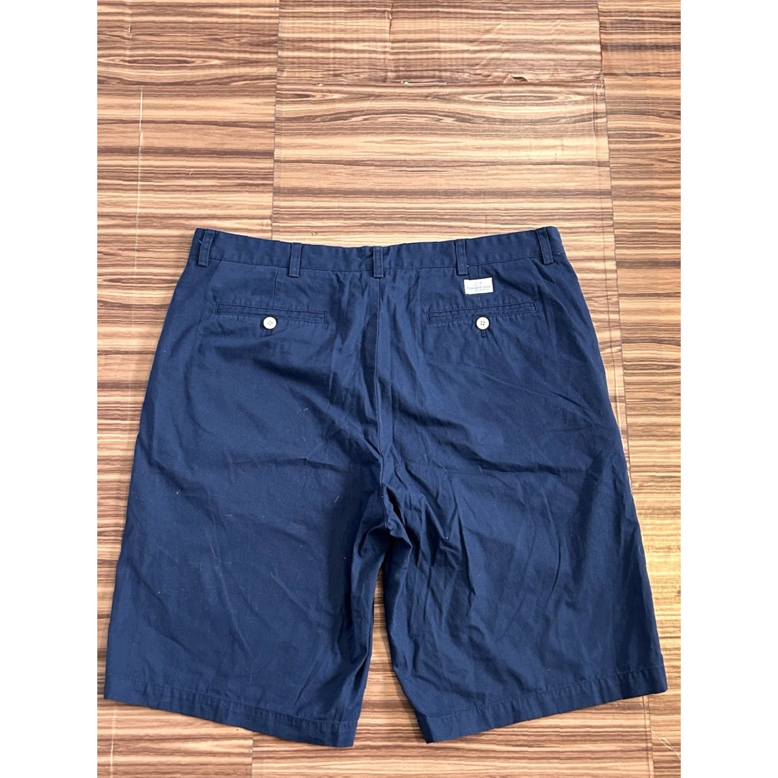 Vineyard Vines Vineyard Vines Shorts Mens Blue Casual Chino Flat Front sz 38 Cotton Knit Regular Pockets Easy Care - (no extra text) Size US 38 / EU 54 - 2 Thumbnail