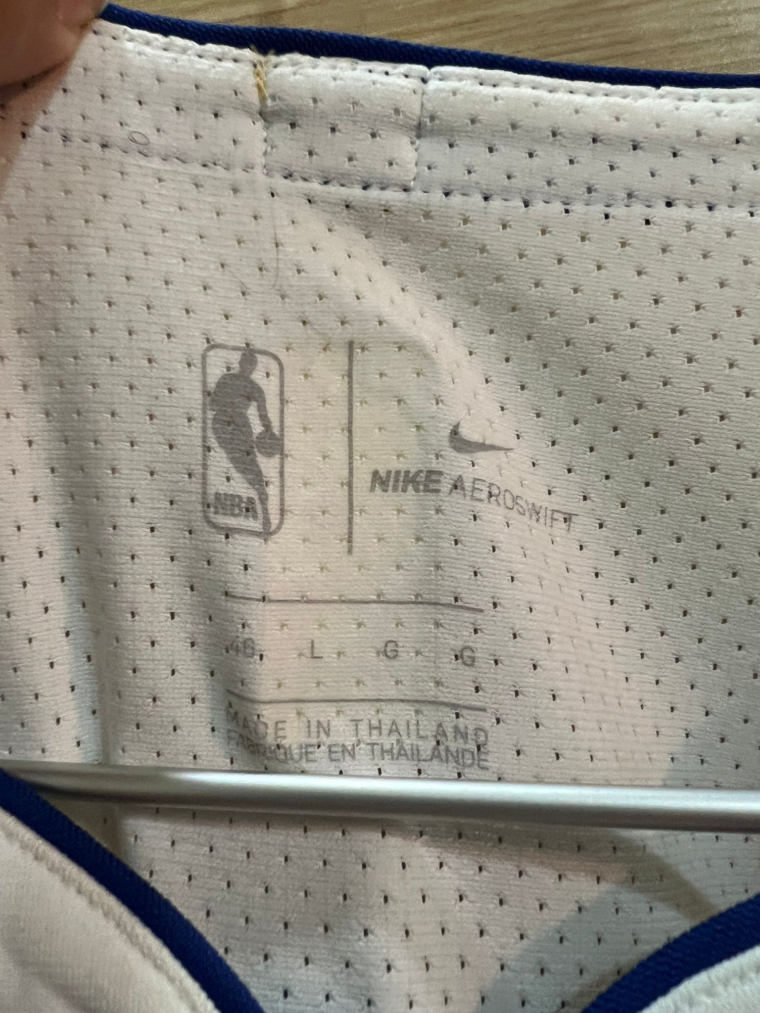 Nike 46 L Detroit Pistons Nike NBA Team Issued NBA Jersey Size US L / EU 52-54 / 3 - 3 Thumbnail