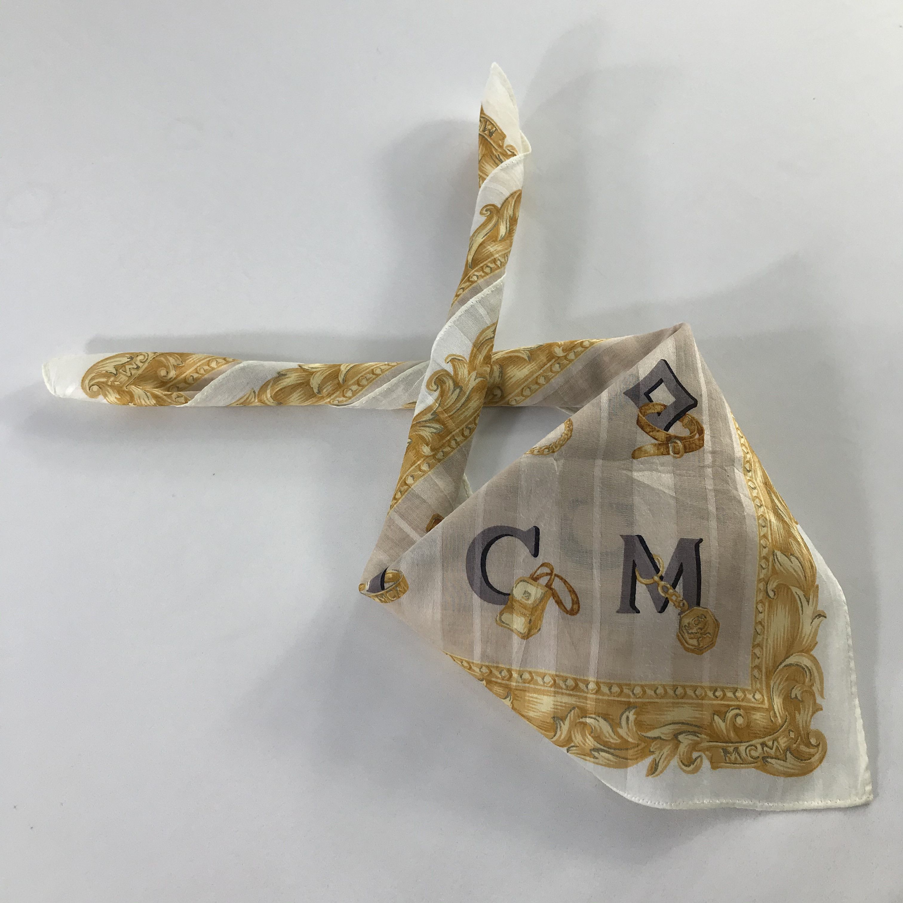 MCM × Vintage MCM Bandana / Handkerchief / Neckerchief - S1186 Size ONE SIZE - 4 Thumbnail