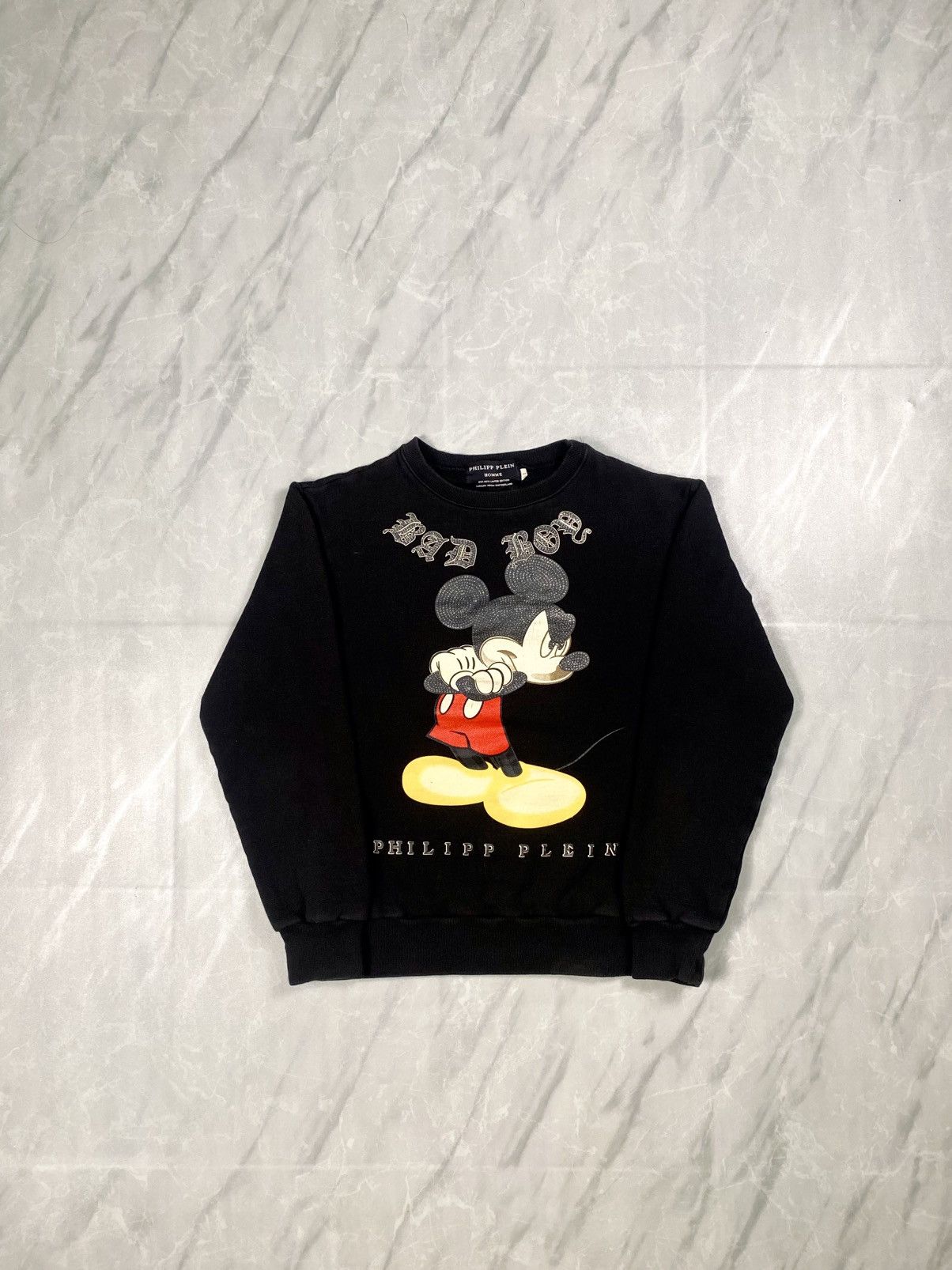 Philipp Plein Philipp Plein Mickey Mouse Bad Boy Crewneck Size S / US 4 / IT 40 - 1 Thumbnail