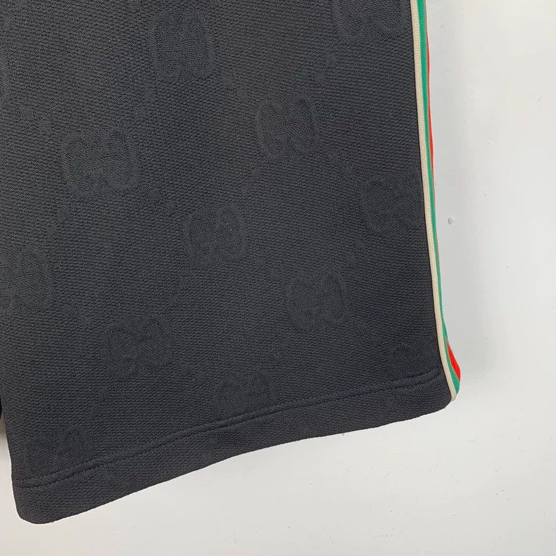 Gucci Gucci Size XS Black side stripe logo jiaxad full print dra Size US 27 - 4 Thumbnail