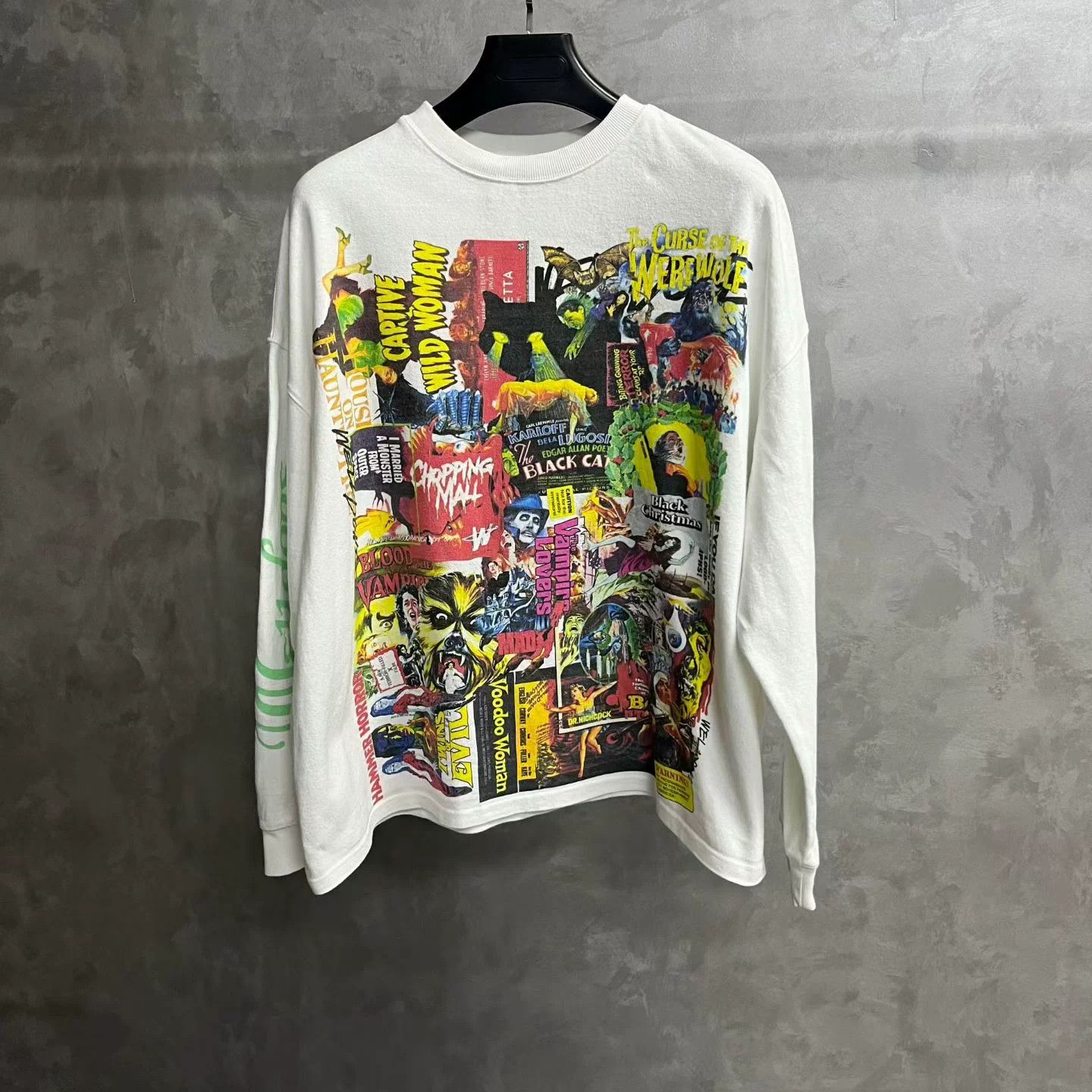 WE11DONE We11done Printed White Hoodie S Men Size US S / EU 44-46 / 1 - 1 Thumbnail