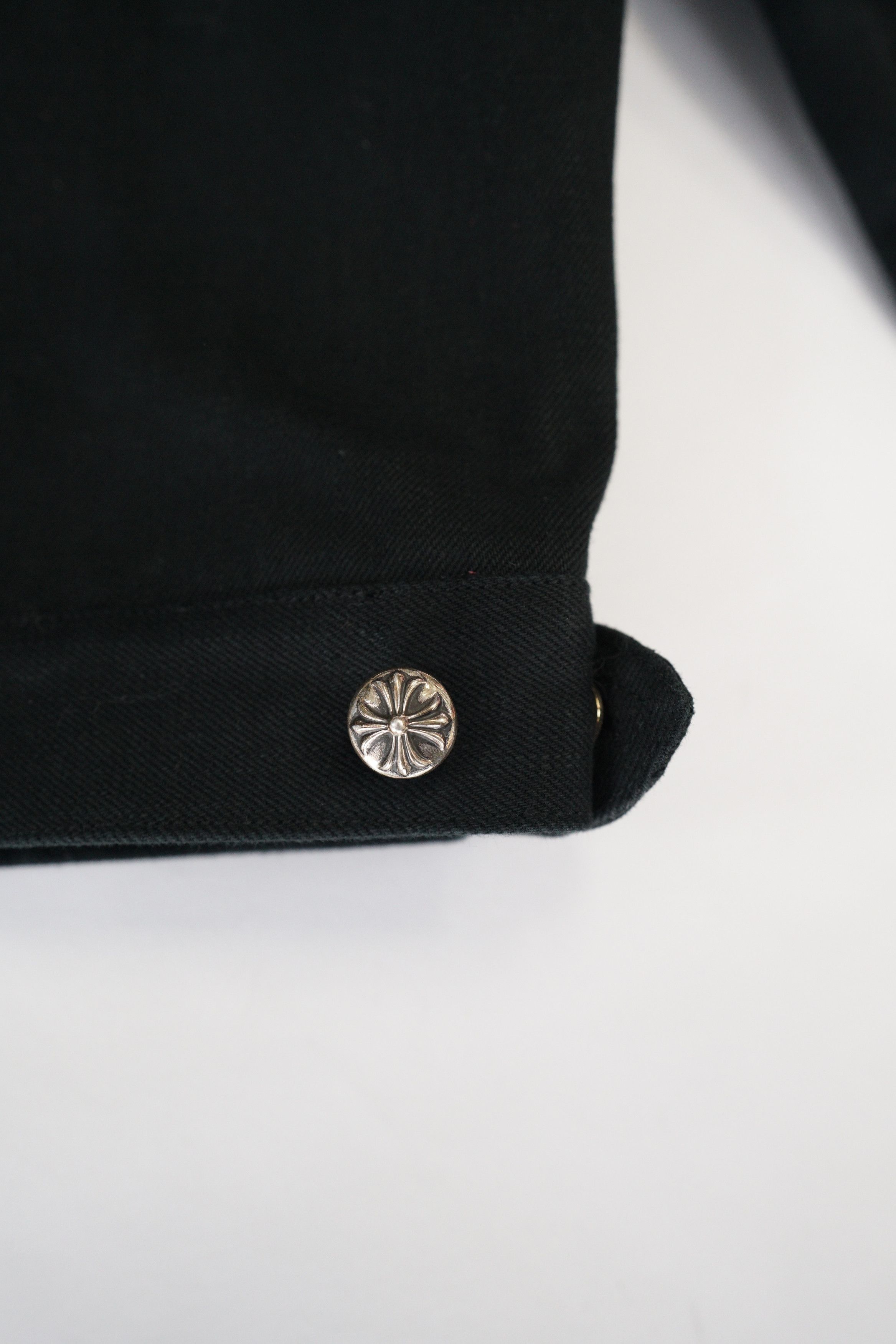 Chrome Hearts Chrome Hearts Floral Cross Patch Trucker Jacket Size US L / EU 52-54 / 3 - 11 Thumbnail