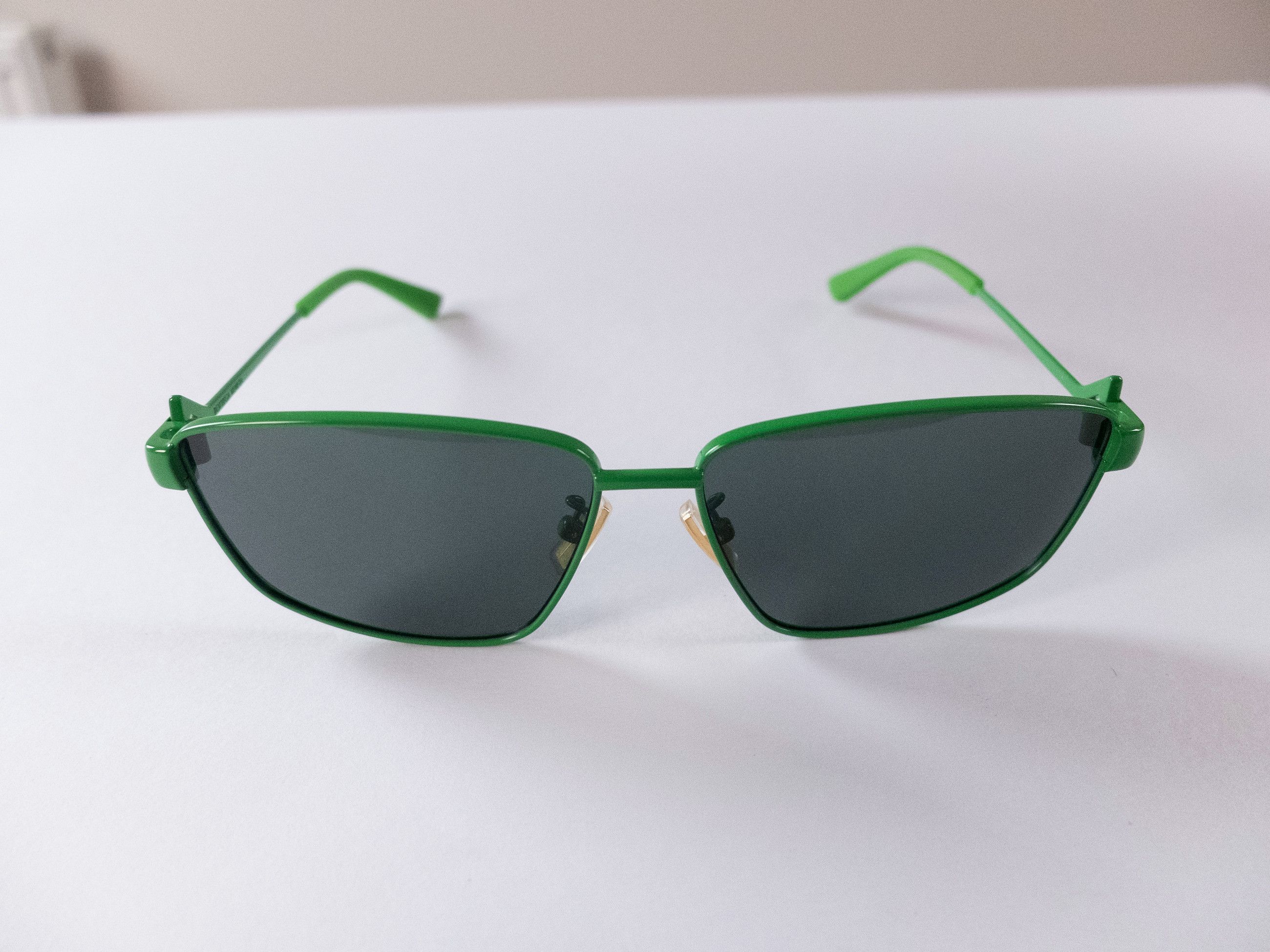 Bottega Veneta BOTTEGA VENETA Turn green square metal sunglasses BV1185S Size ONE SIZE - 4 Thumbnail