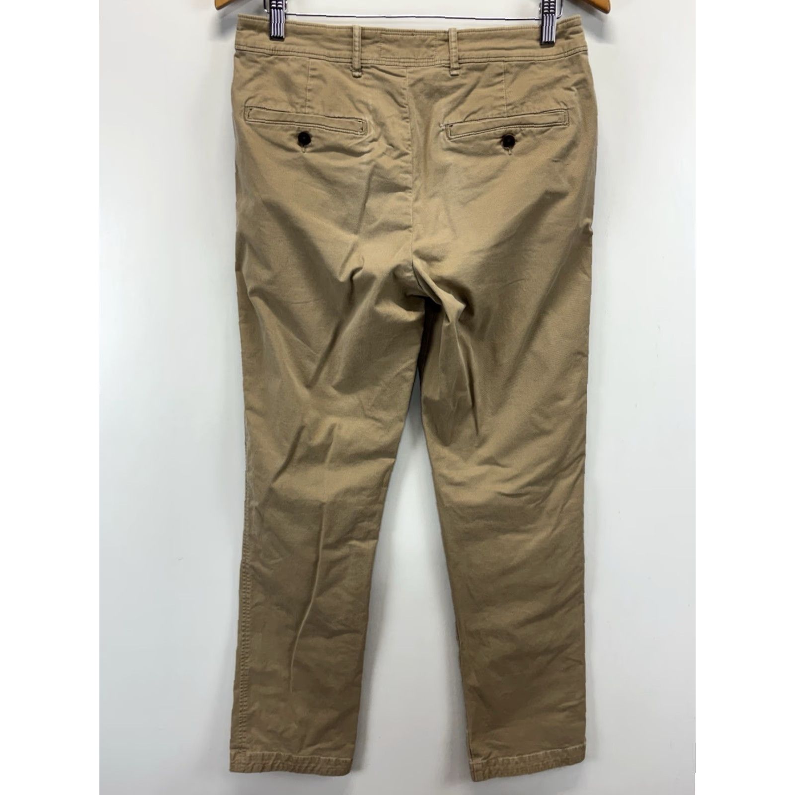 Abercrombie & Fitch Abercrombie & Fitch Kennan Straight Pants Mens 30x34 Tan Khaki Stretch Preppy Size US 30 / EU 46 - 3 Thumbnail
