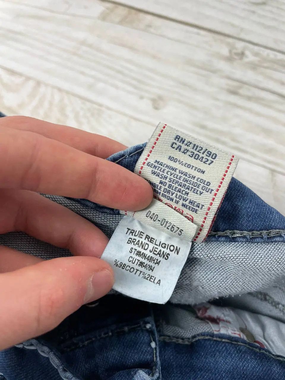 True Religion Vintage True Religion Straight Denim Jeans Japan Y2K Size US 34 / EU 50 - 17 Thumbnail