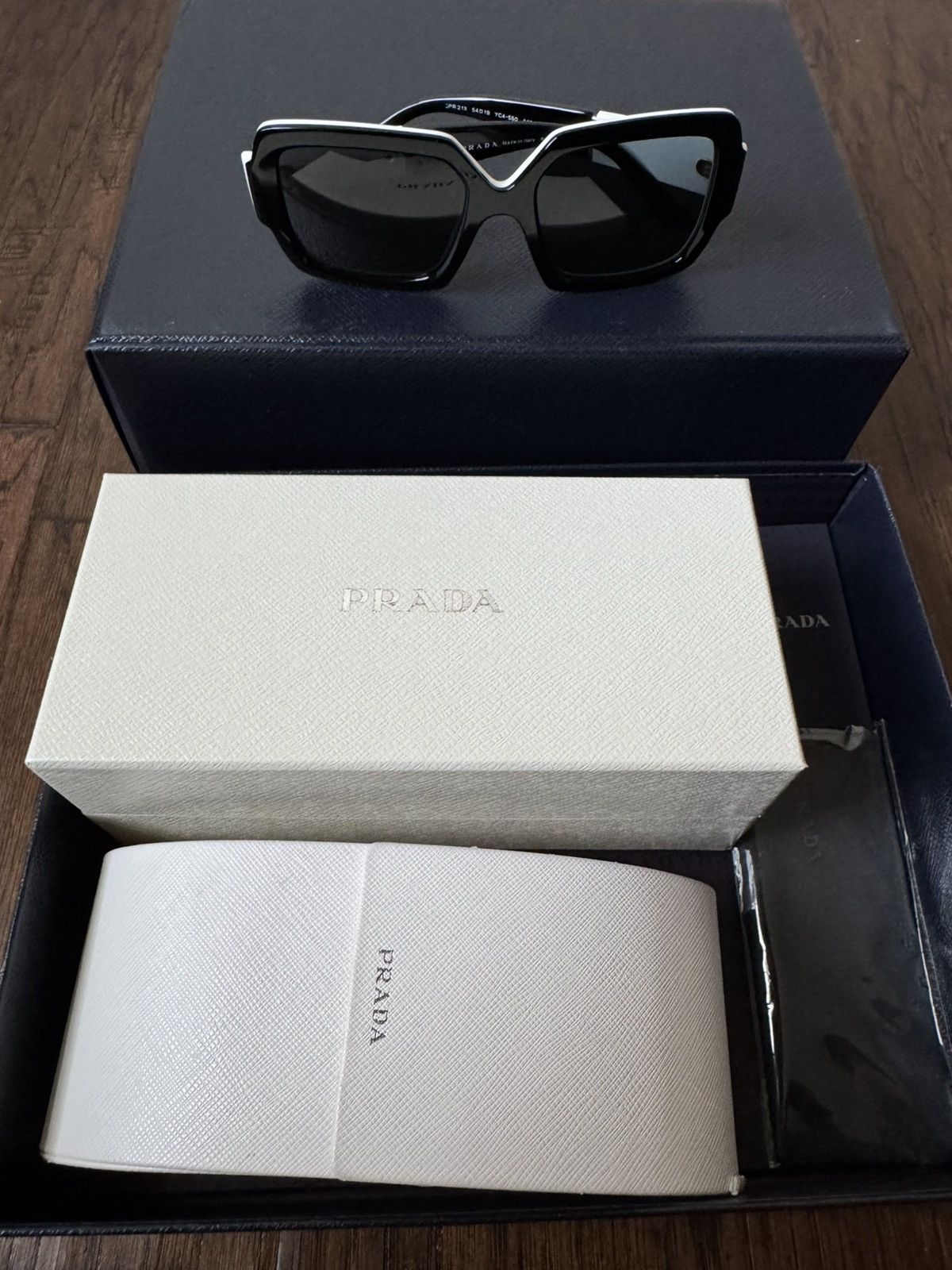 Prada Prada Monochrome Sunglasses Size ONE SIZE - 1 Thumbnail