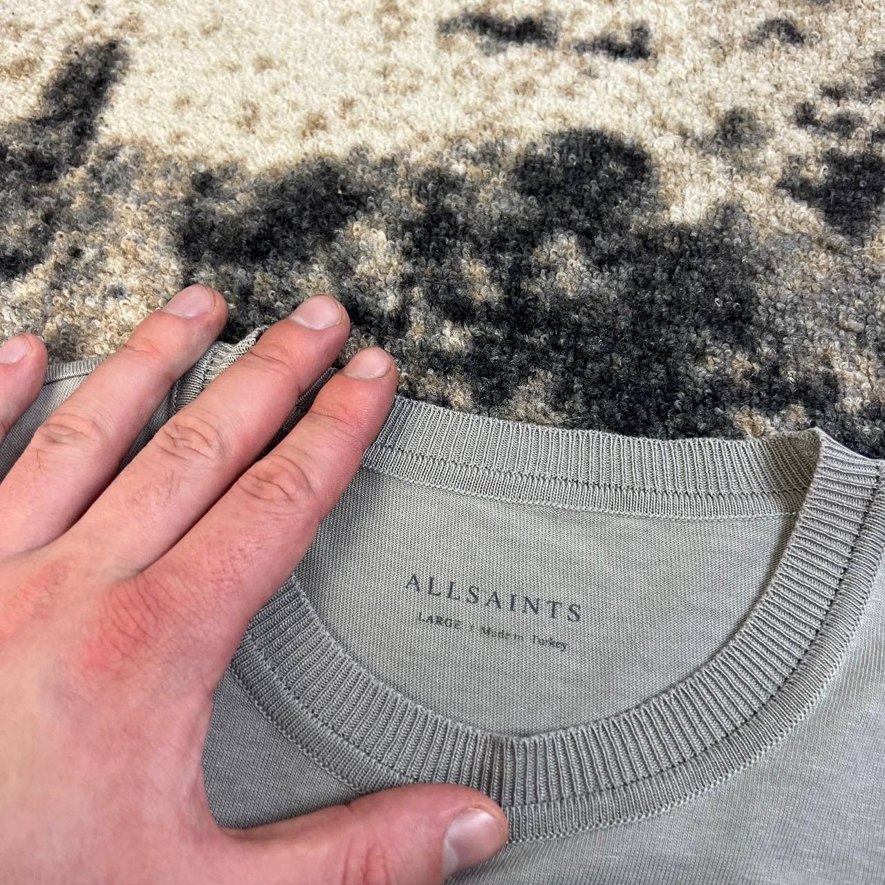 Allsaints AllSaints Luxury Mini Logo T-Shirt Old Money Style 1TS125 Size US L / EU 52-54 / 3 - 4 Thumbnail