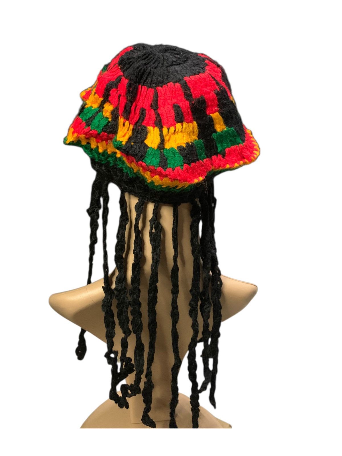 Bob Marley × Japanese Brand × Vintage Hand Made Crochet Knitted Like Bob Marley Style Size ONE SIZE - 4 Thumbnail