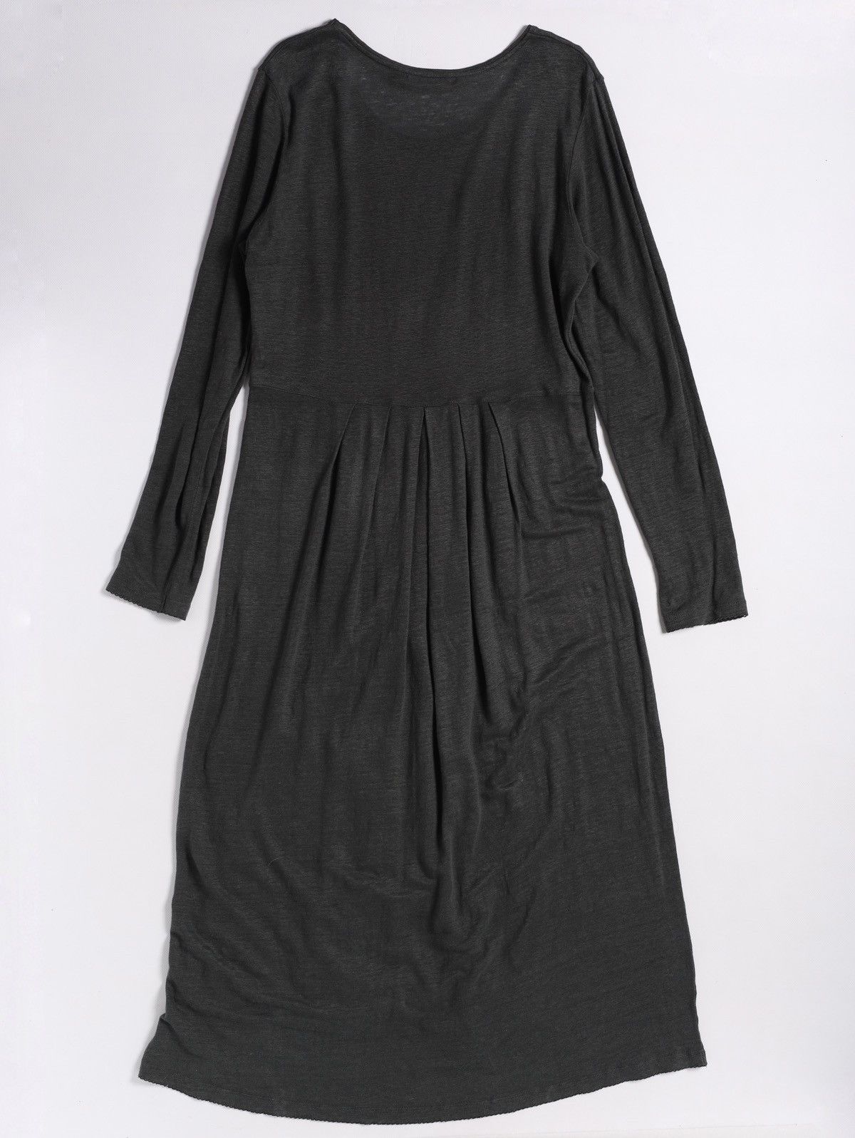 Gudrun Sjoden Gudrun Sjoden Long Dress Maxi Linen M size Dark Grey Size M / US 6-8 / IT 42-44 - 2 Thumbnail