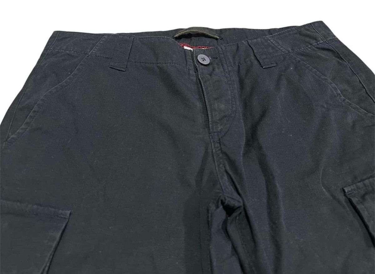 If Six Was Nine × Japanese Brand × Le Grande Bleu (L.G.B.) 🔥Japanese Y2K Bark Tannage Goatskin Flared Cargo Pants Size US 32 / EU 48 - 4 Thumbnail