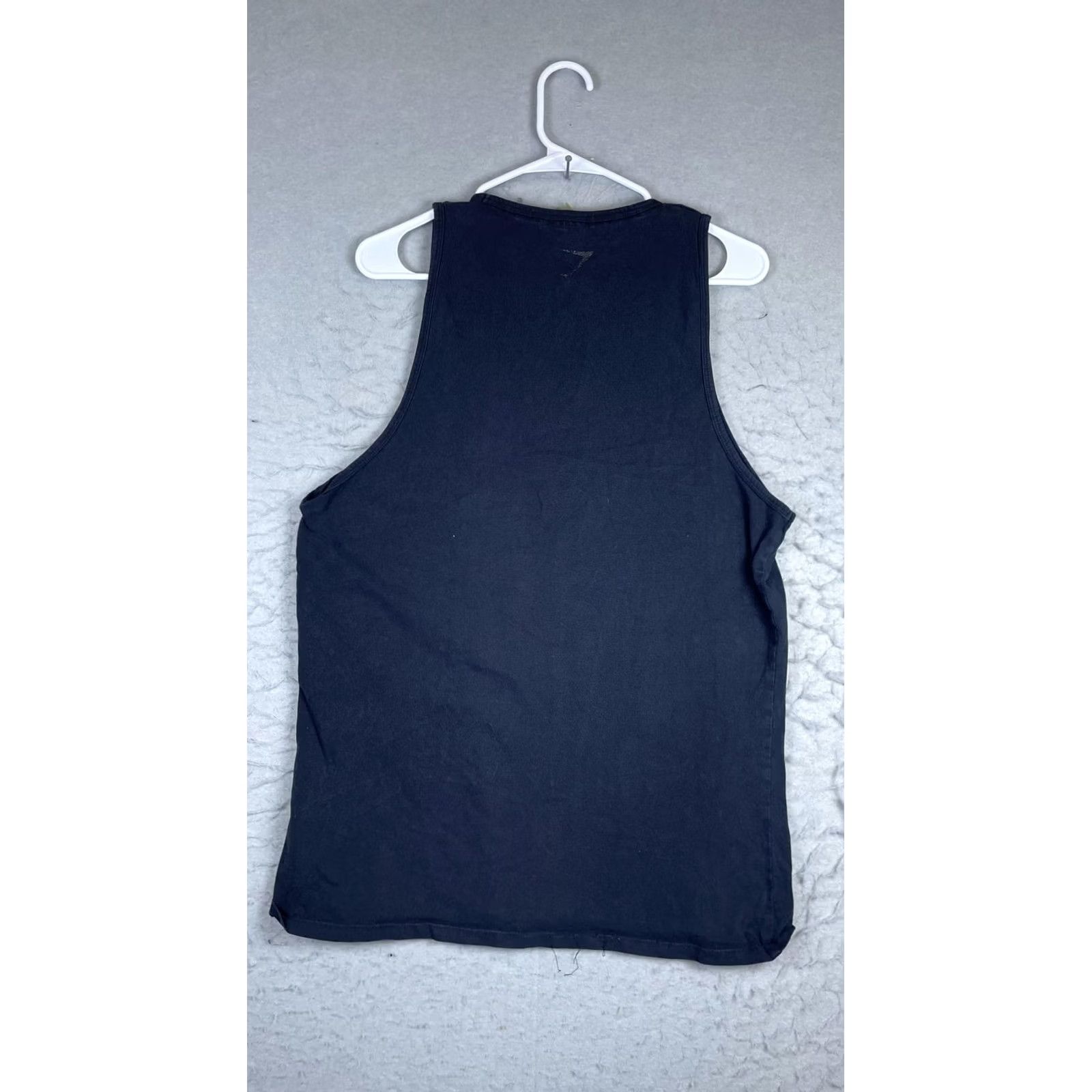 Gymshark Gymshark Tank Top Mens XL Black Sleeveless Athletic Shirt Training Top Workout Sleeveless Jersey Crew Neck Short Reflective Logo Size US XL / EU 56 / 4 - 6 Thumbnail