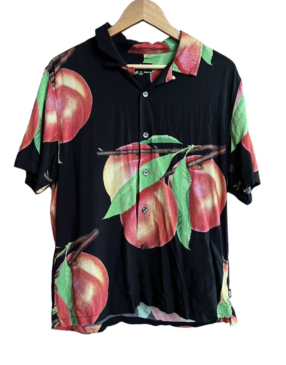 Stussy Stussy Peaches Rayon Button Up Shirt Size US M / EU 48-50 / 2 - 1 Thumbnail
