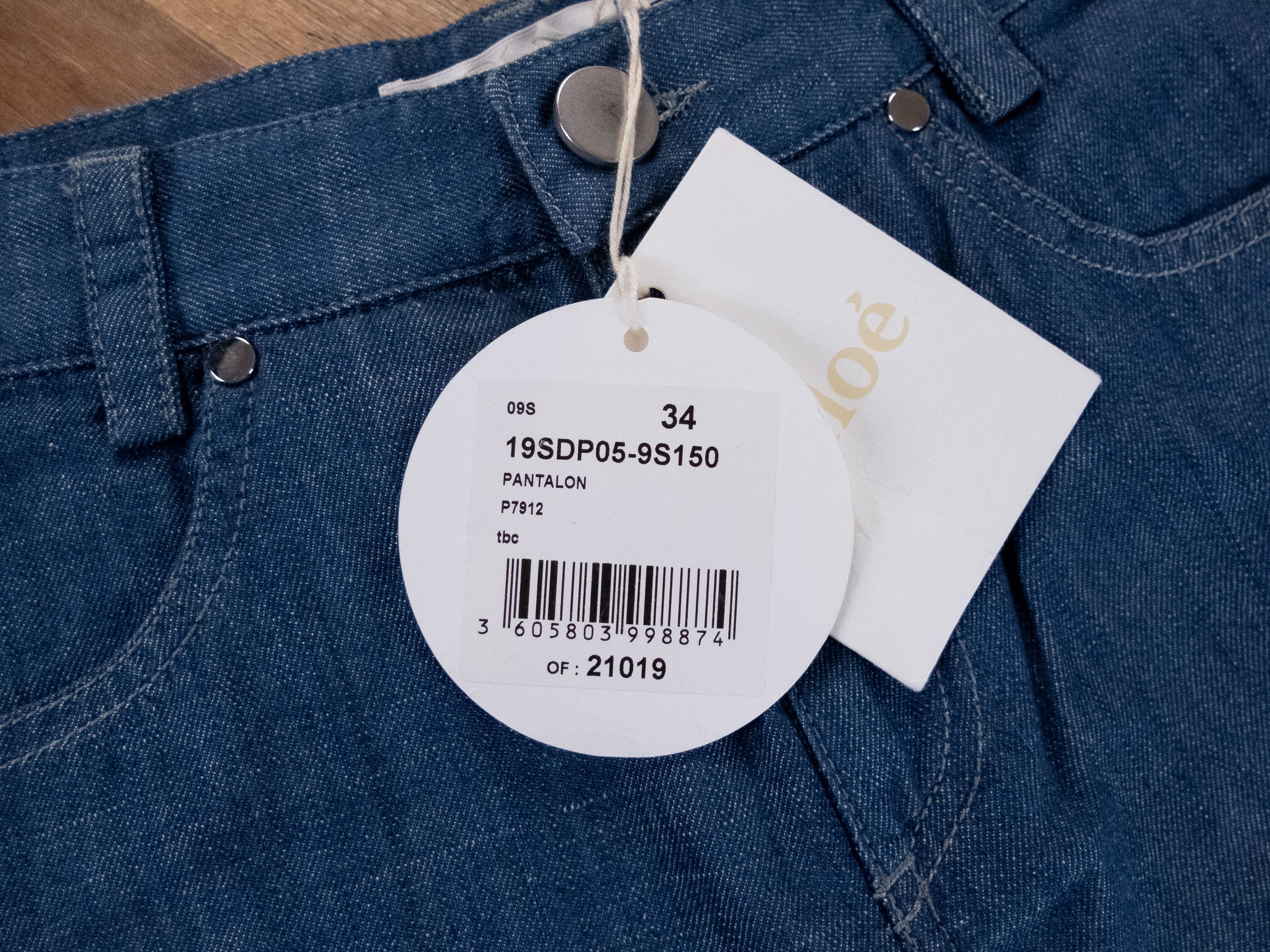 Chloe CHLOE Paris vintage straight leg blue jeans 28 inch waist Size 28" / US 6 / IT 42 - 3 Thumbnail