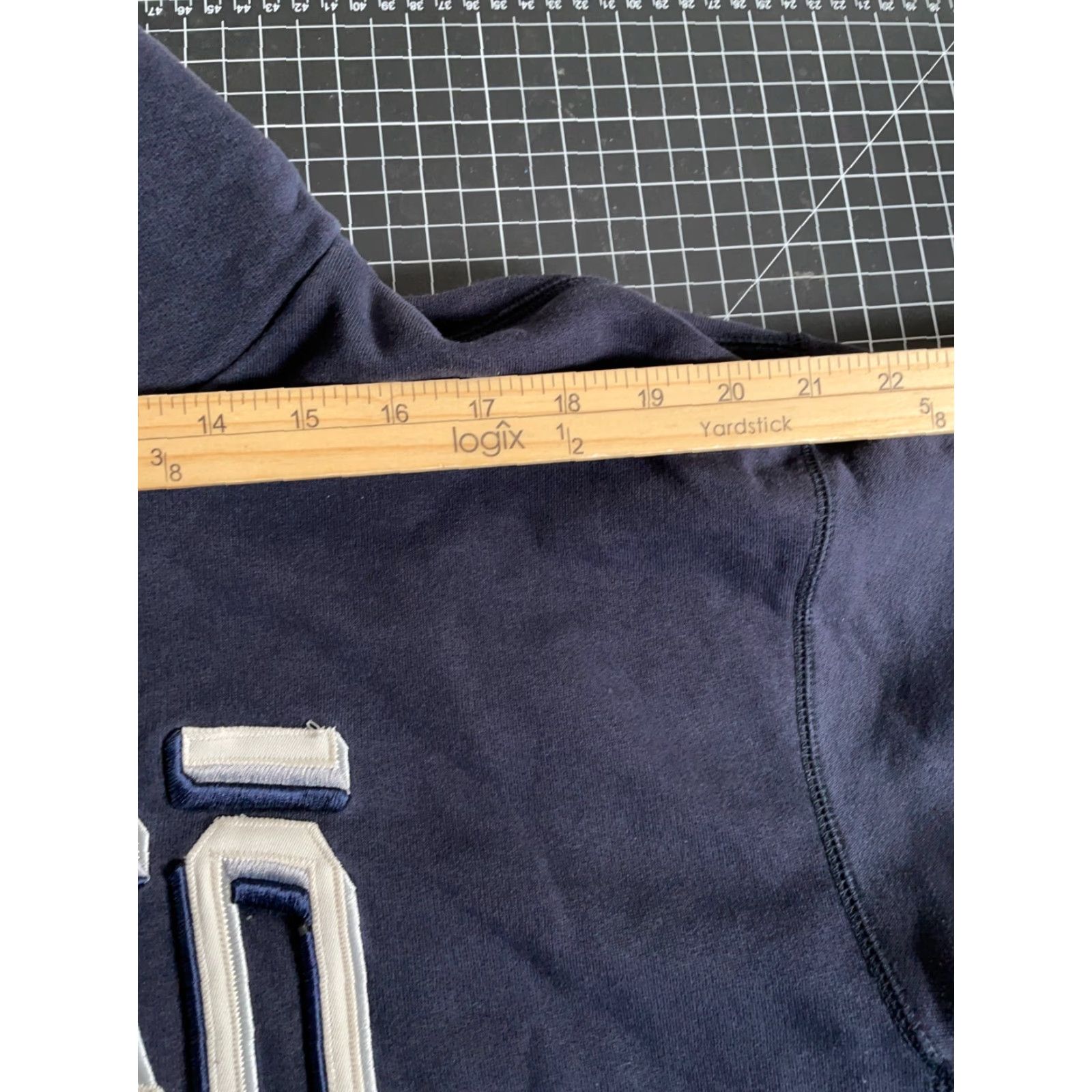 Ecko Unltd. VINTAGE Ecko Unltd. Embroidered Hoodie Men Large Dark Blue Sweatshirt Thermal Hood Hoodie Size US L / EU 52-54 / 3 - 7 Thumbnail