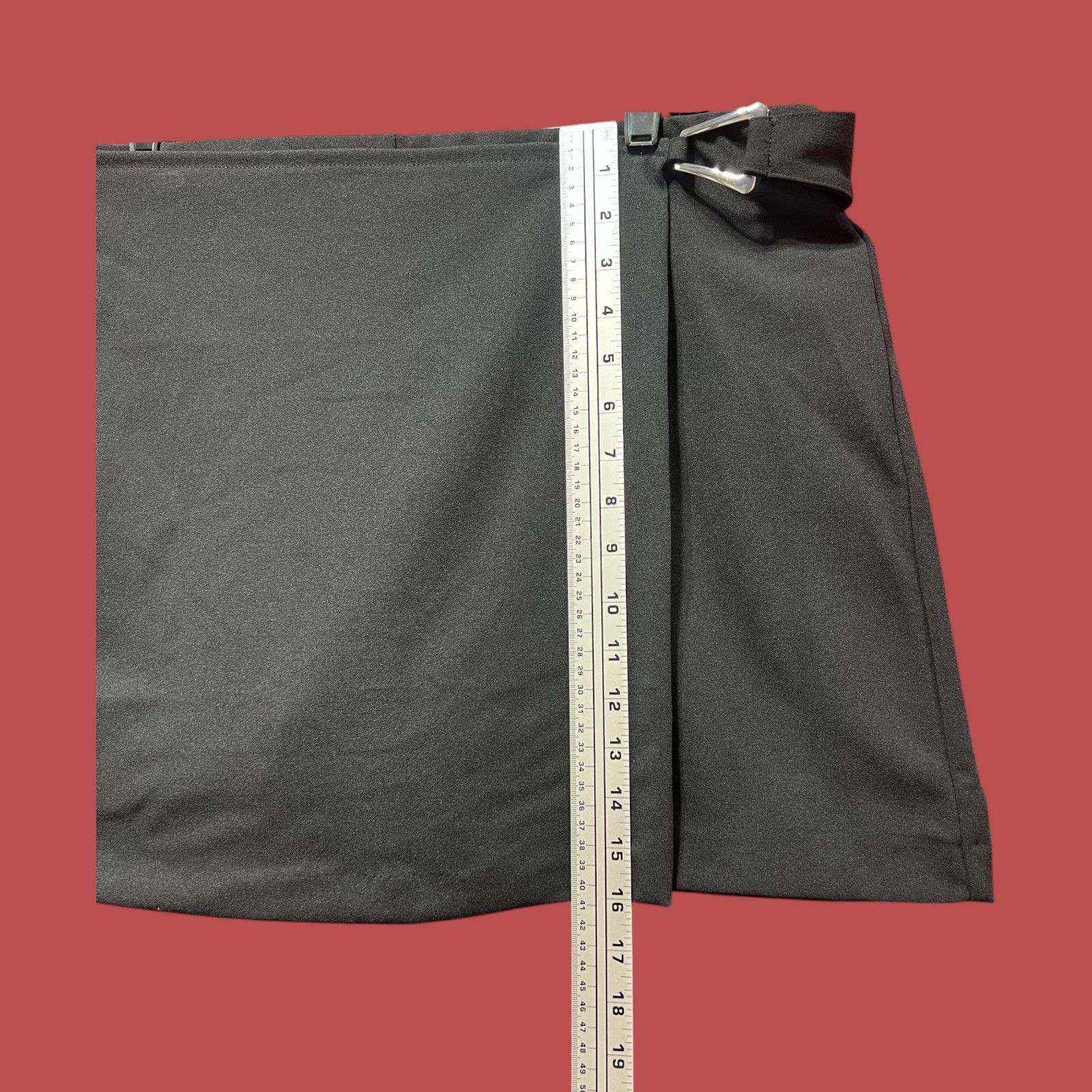 Other Bold Elements - Women's Mid-Rise Skort - Black - Extra Large Size 38" / US 16 / IT 52 - 9 Thumbnail