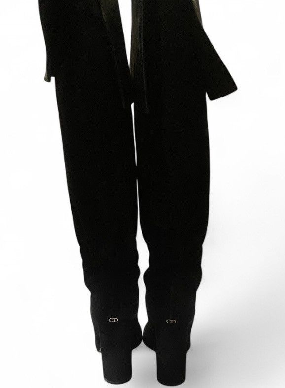Dior Dior Pleats Knee High/Thigh High Suede Boots Size US 7 / IT 37 - 6 Thumbnail