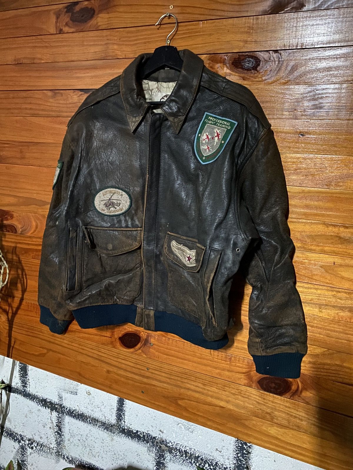 Vintage Vintage G-III Leather Flight Jacket Patches – Made in Korea Size US S / EU 44-46 / 1 - 8 Thumbnail