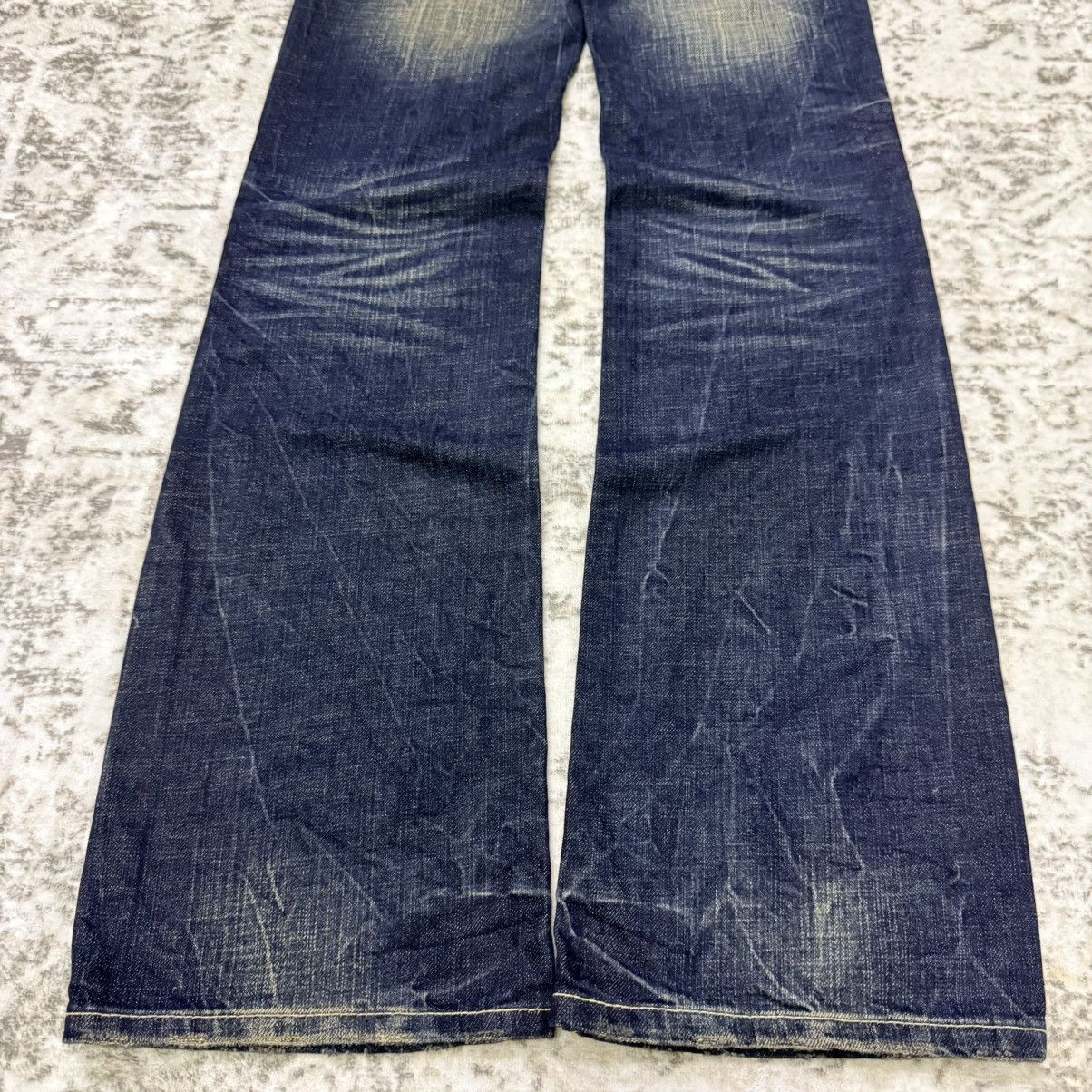 Japanese Brand Vintage Red Pepper Japan Embroidery Wings Flare Jeans Size 26" / US 2 / IT 38 - 9 Thumbnail