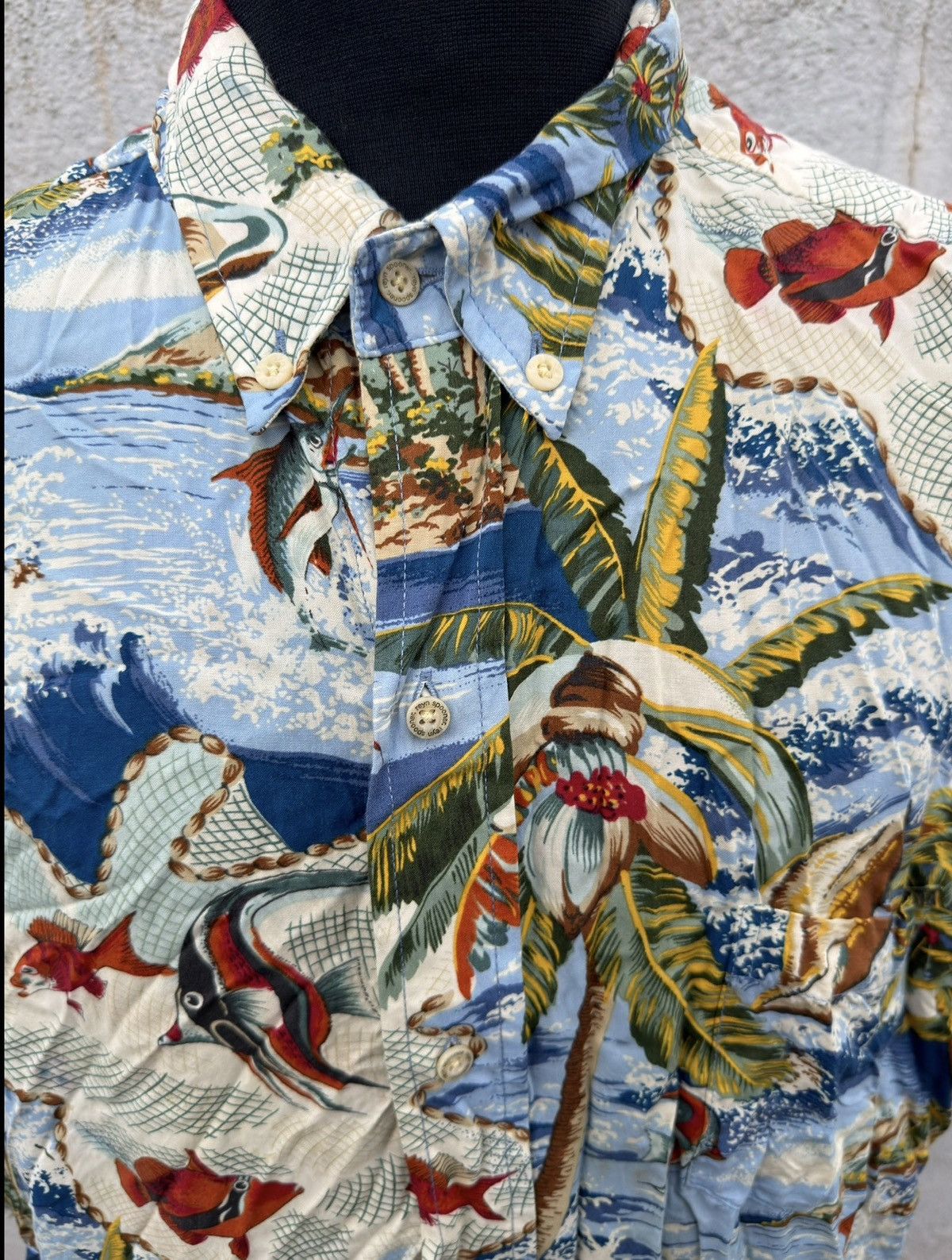 Reyn Spooner PreOwned Reyn Spooner 100% Rayon Multicolored Men's XXL Size US XXL / EU 58 / 5 - 3 Thumbnail