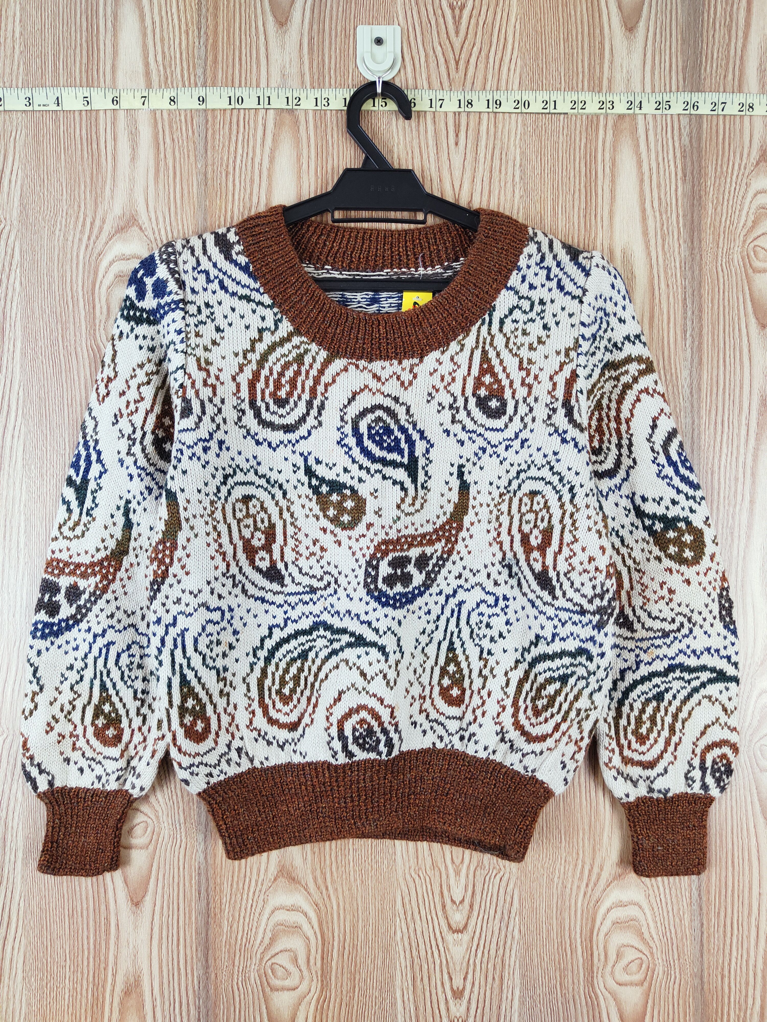 Vintage Japanese Brand Brown Knitwear Sweatshirts #W429 Size XS / US 0-2 / IT 36-38 - 1 Thumbnail