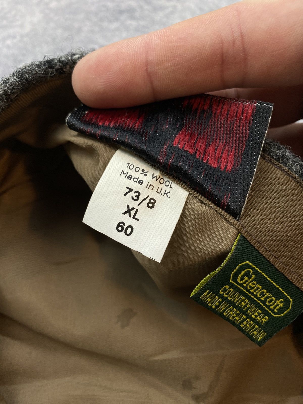 Harris Tweed × Vintage Vintage Y2K Harris Tweed Cap Streetwear Size XL Size ONE SIZE - 6 Thumbnail
