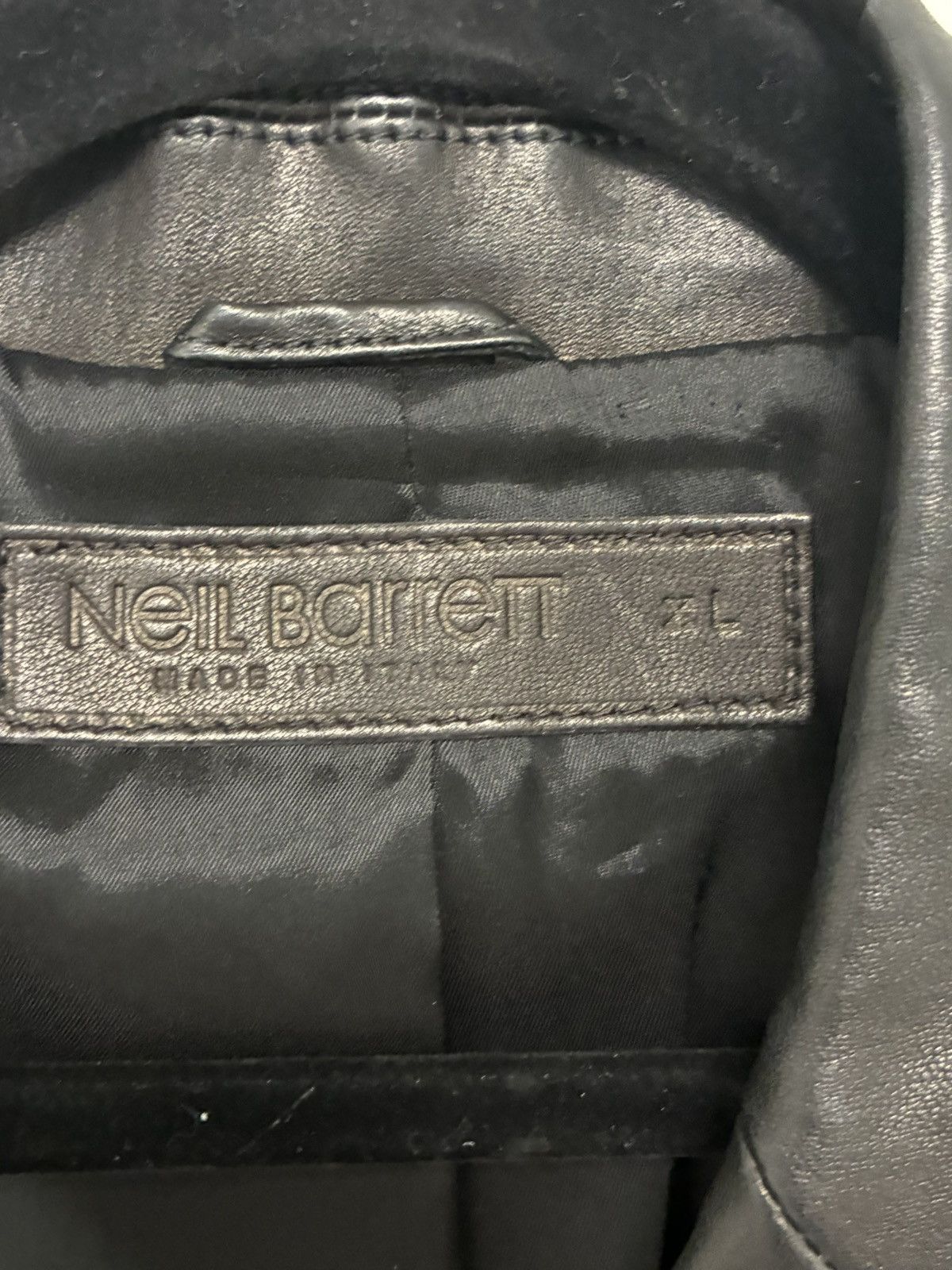 Neil Barrett Black Leather Jacket Size XL Size US XL / EU 56 / 4 - 6 Thumbnail