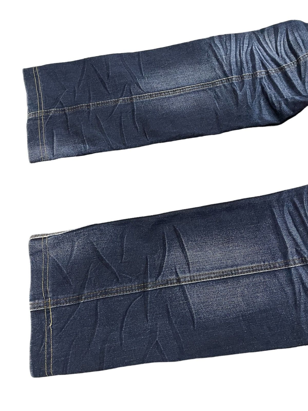 Hysteric Glamour × Nicole Club Nicole Club Ezyme Laser Wash Claw Mark Studded Jeans Size US 30 / EU 46 - 6 Thumbnail