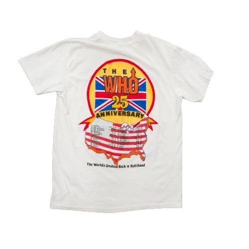 Vintage The Who The Kids Are Alright Tour 25th Anniversary White Size US L / EU 52-54 / 3 - 4 Thumbnail
